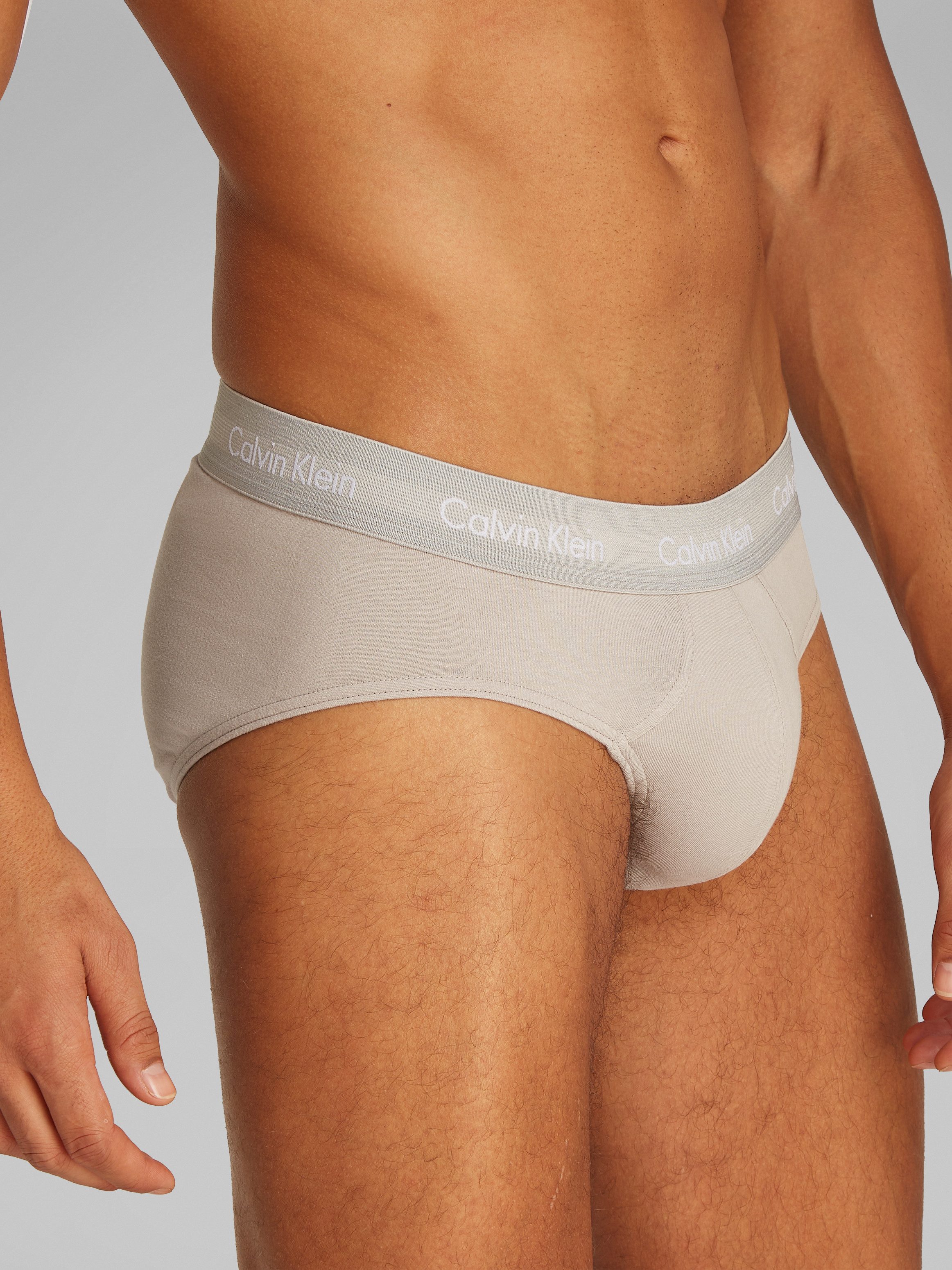 Calvin Klein Underwear Hipster CK HIP BRIEF 3PK (3-St) mit farbigem Webbund günstig online kaufen