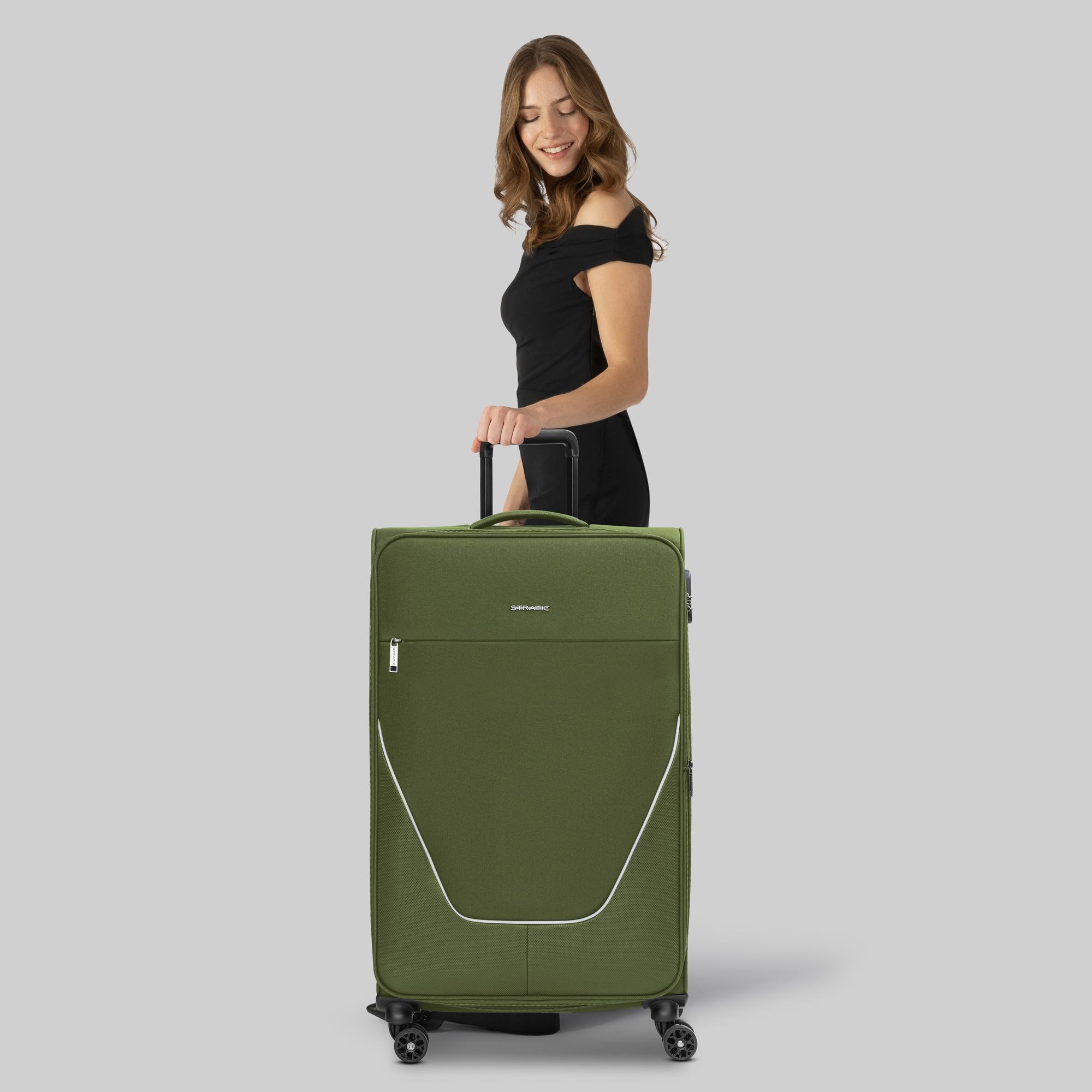 Stratic Weichgepäck-Trolley taska, 4 Rollen, Polyester günstig online kaufen
