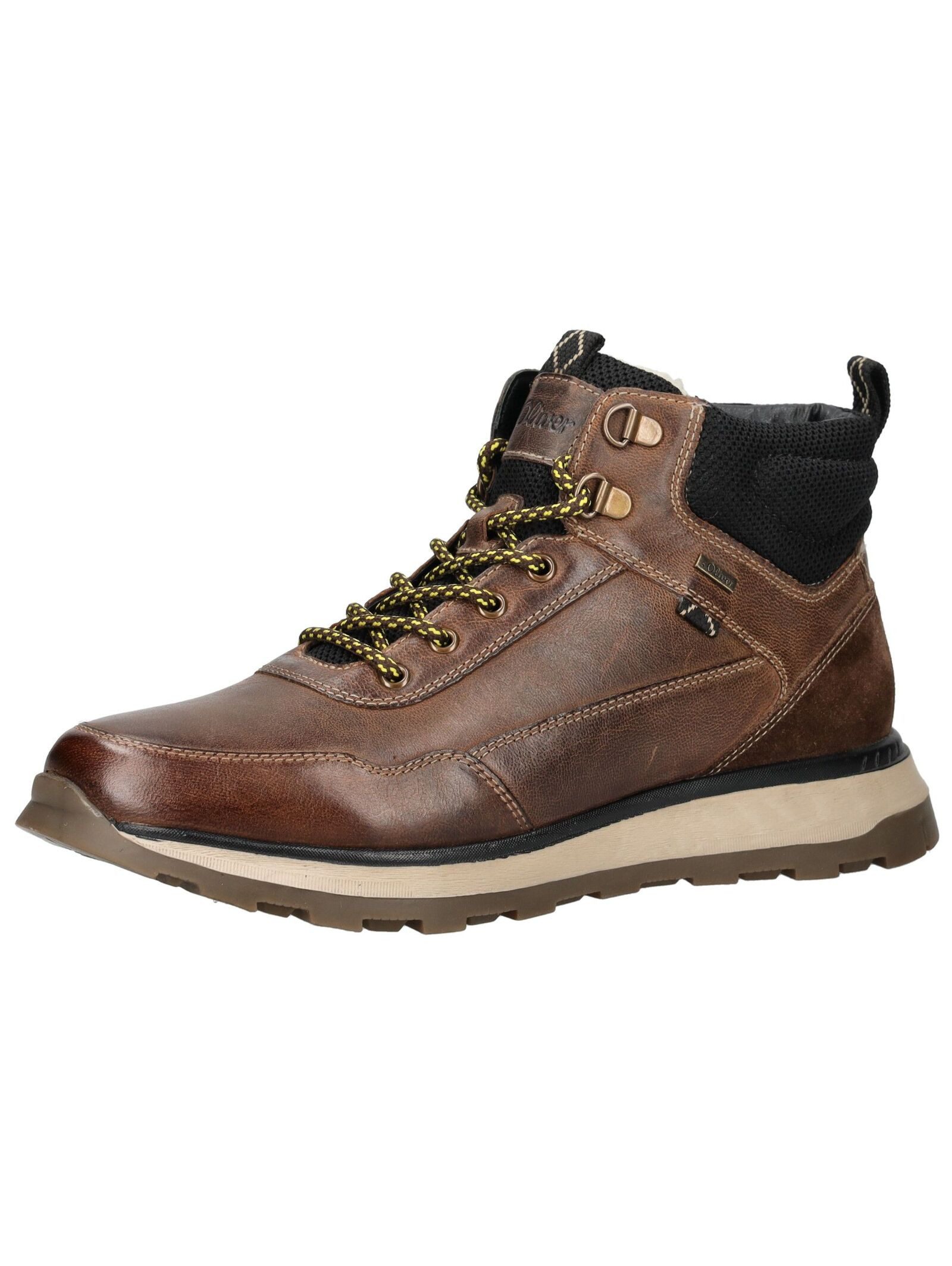 s.Oliver Stiefelette Leder/Textil Schnürstiefelette günstig online kaufen