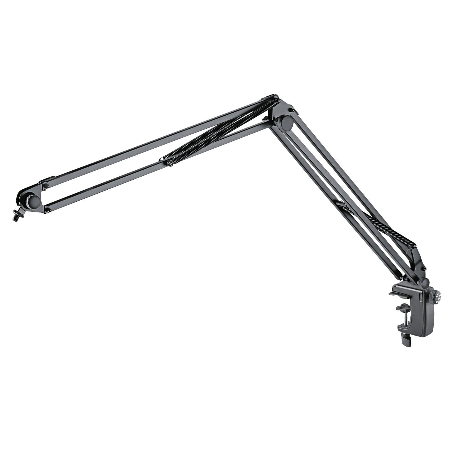 König & Meyer Mikrofon-Halterung K&M 23840 Mikrofonarm-Stativ, (bis 2 Zoll, schwarz, Gelenkarm)
