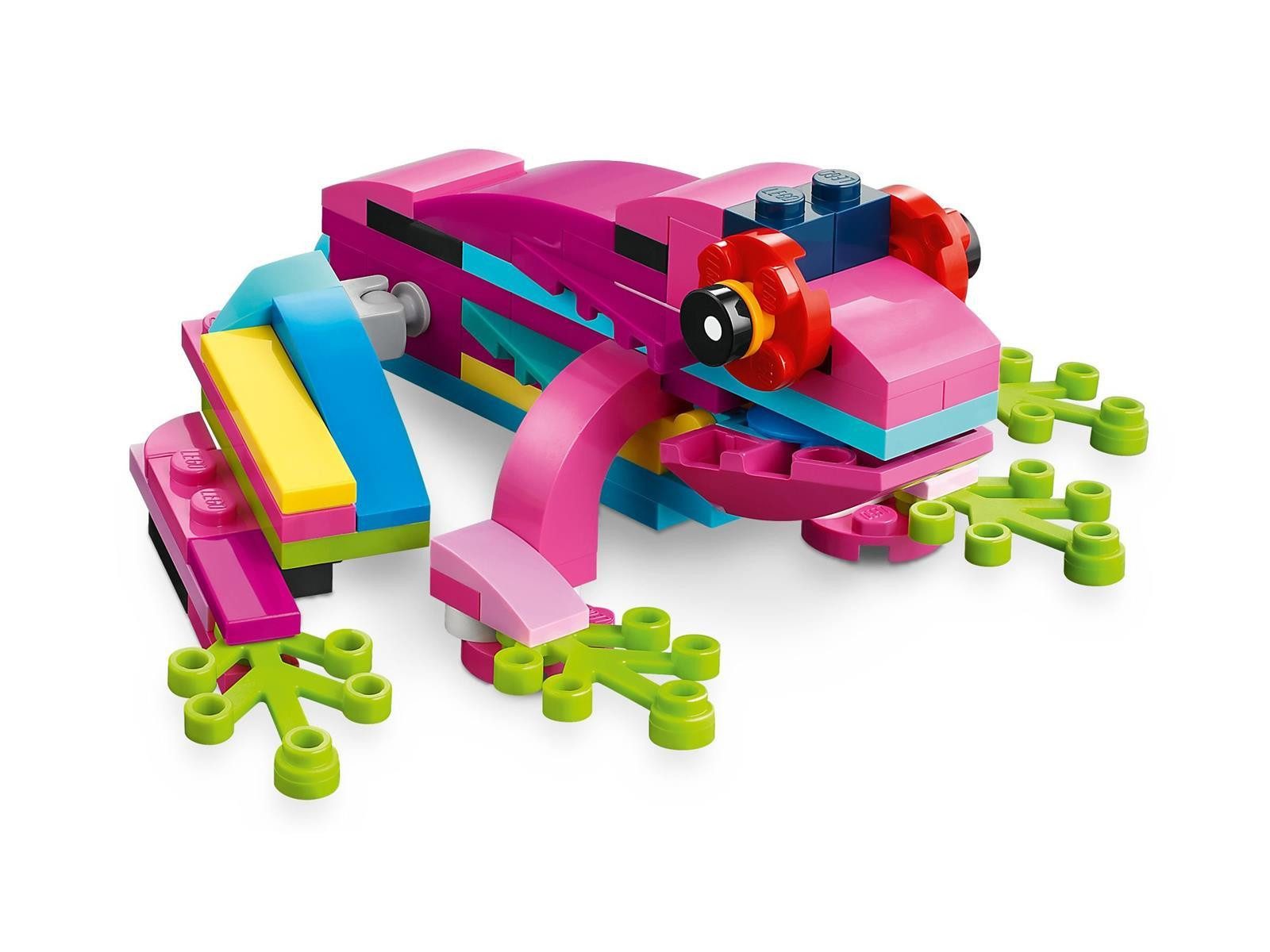 LEGO® LEGO® Creator 3in1 31144 Exotischer pinkfarbener Papagei Konstruktionsspielsteine, (253 St) – Bild 5 von 5