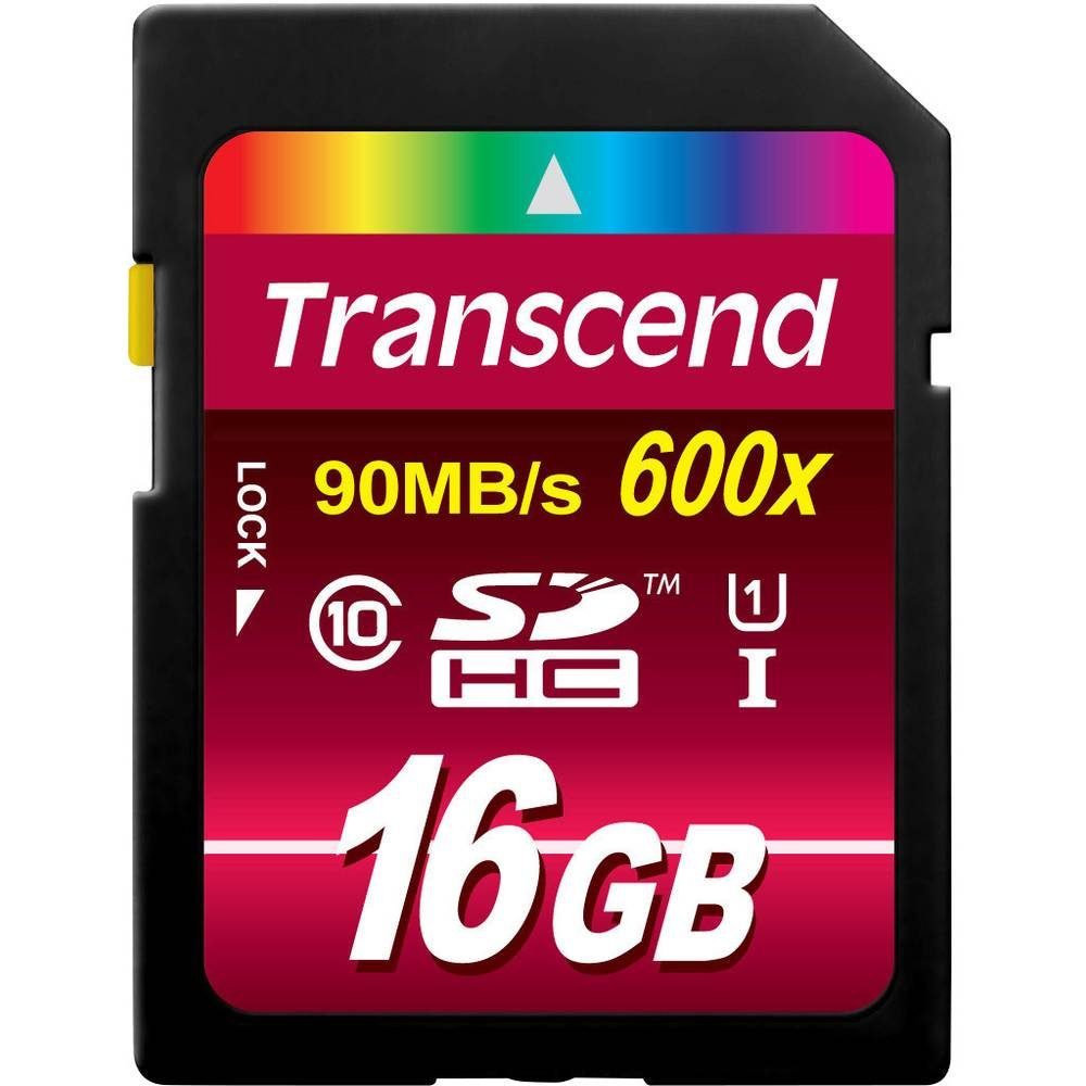 Transcend SDHC Karte 16GB Class 10 UHS-1 TS16GSDHC10U1 Speicherkarte