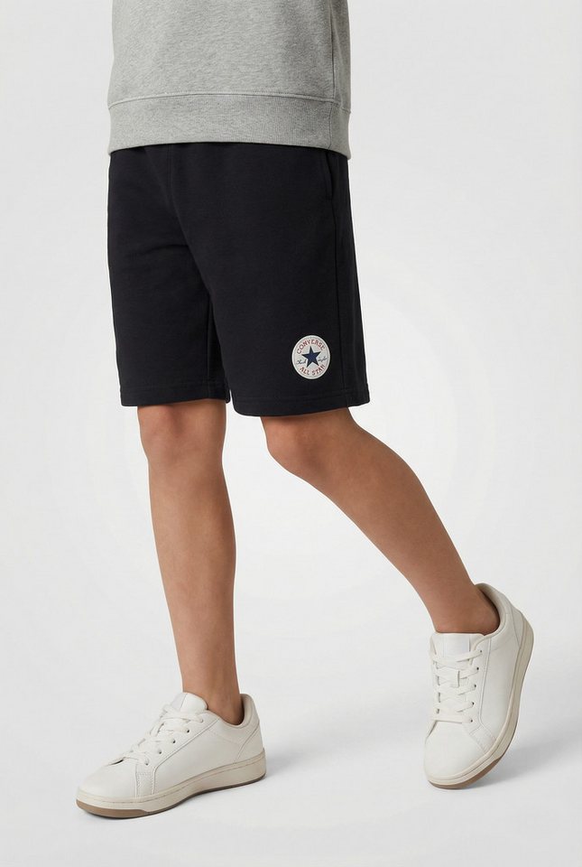 Converse Sweatshorts für Kinder für Kinder, mit Eingrifftaschen, aus Baumwollmischung, weiter Schnitt