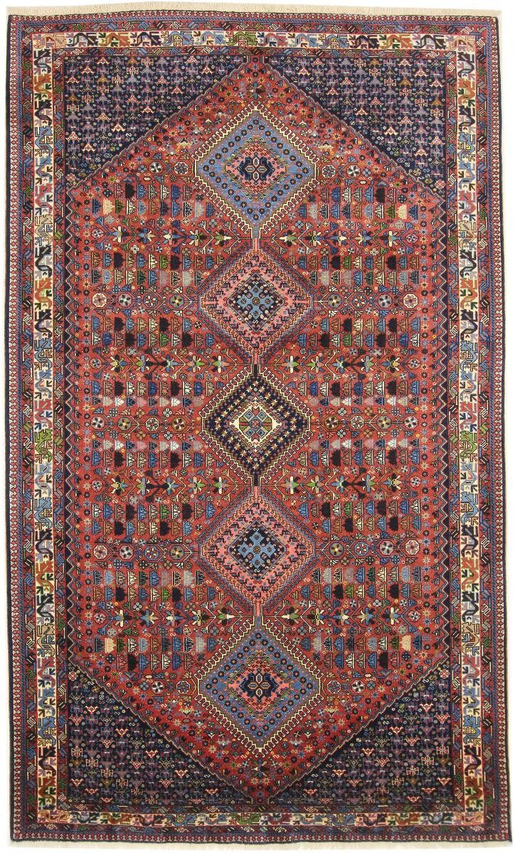 Orientteppich Yalameh 171x271 Handgeknüpfter Orientteppich / Perserteppich, Nain Trading, rechteckig, Höhe: 12 mm