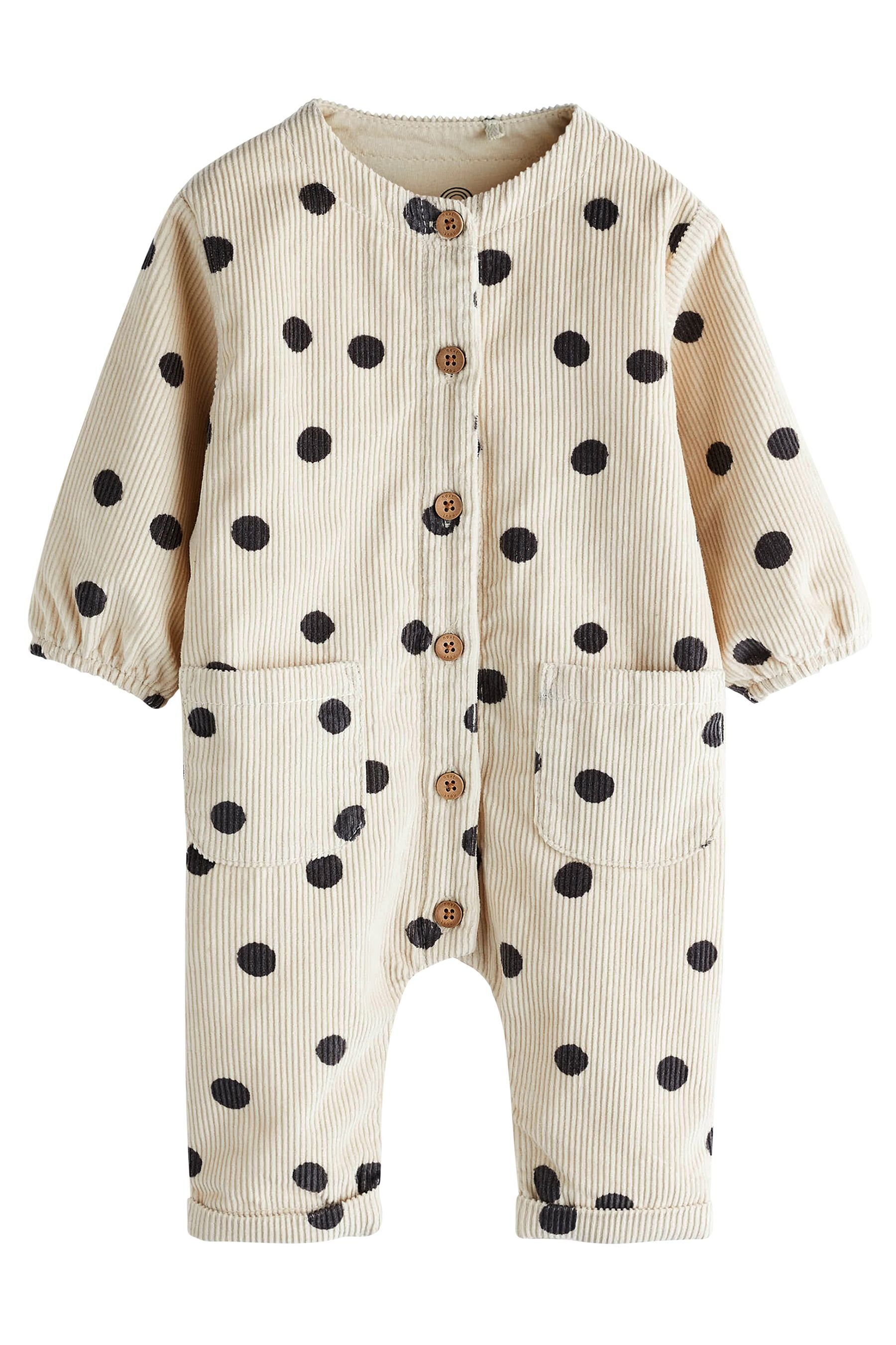 Next Overall Baby Cord-Jumpsuit (1-tlg) Monochrome