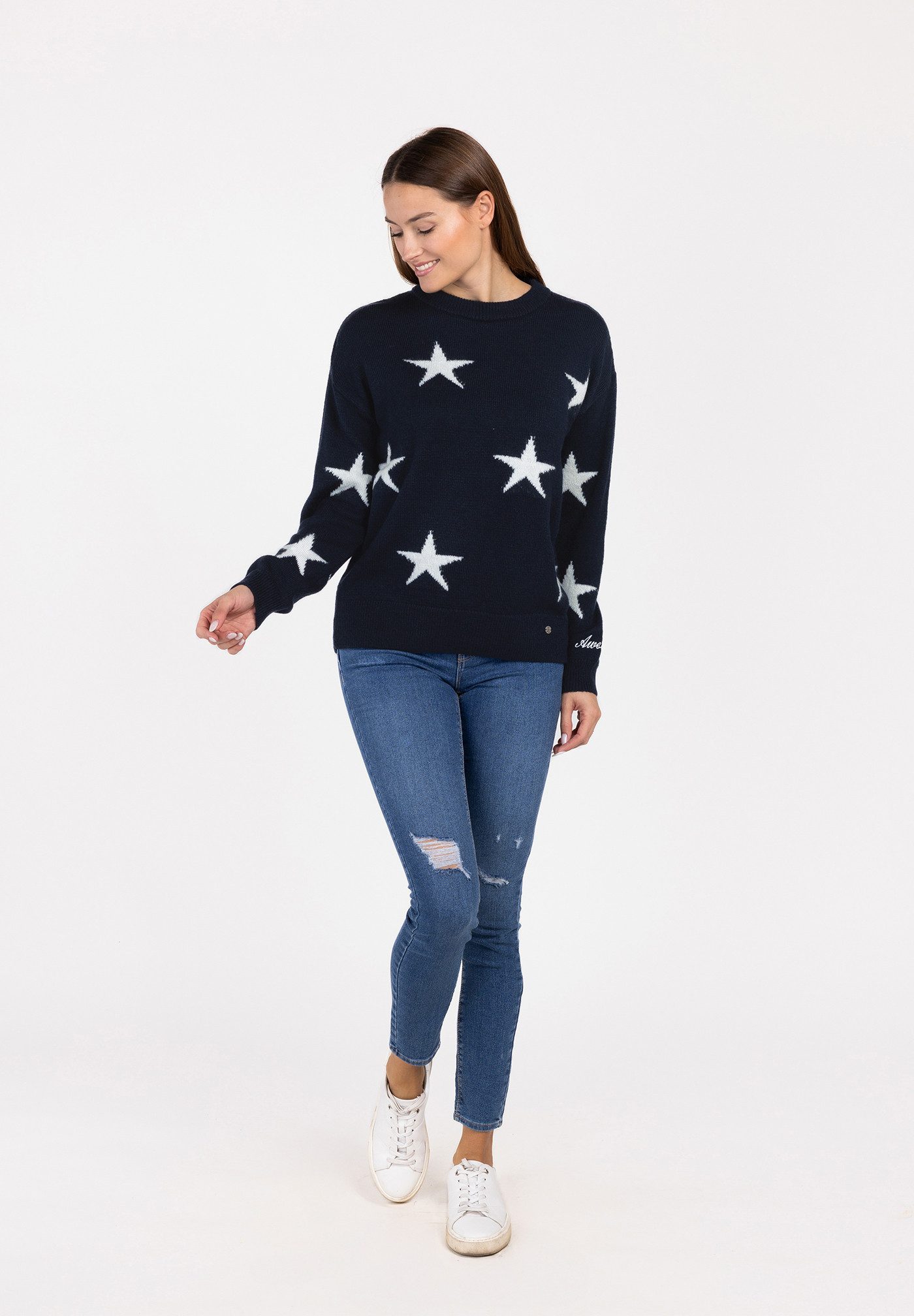 Key Largo Rundhalspullover WKN TWINKLE round (1-tlg) günstig online kaufen