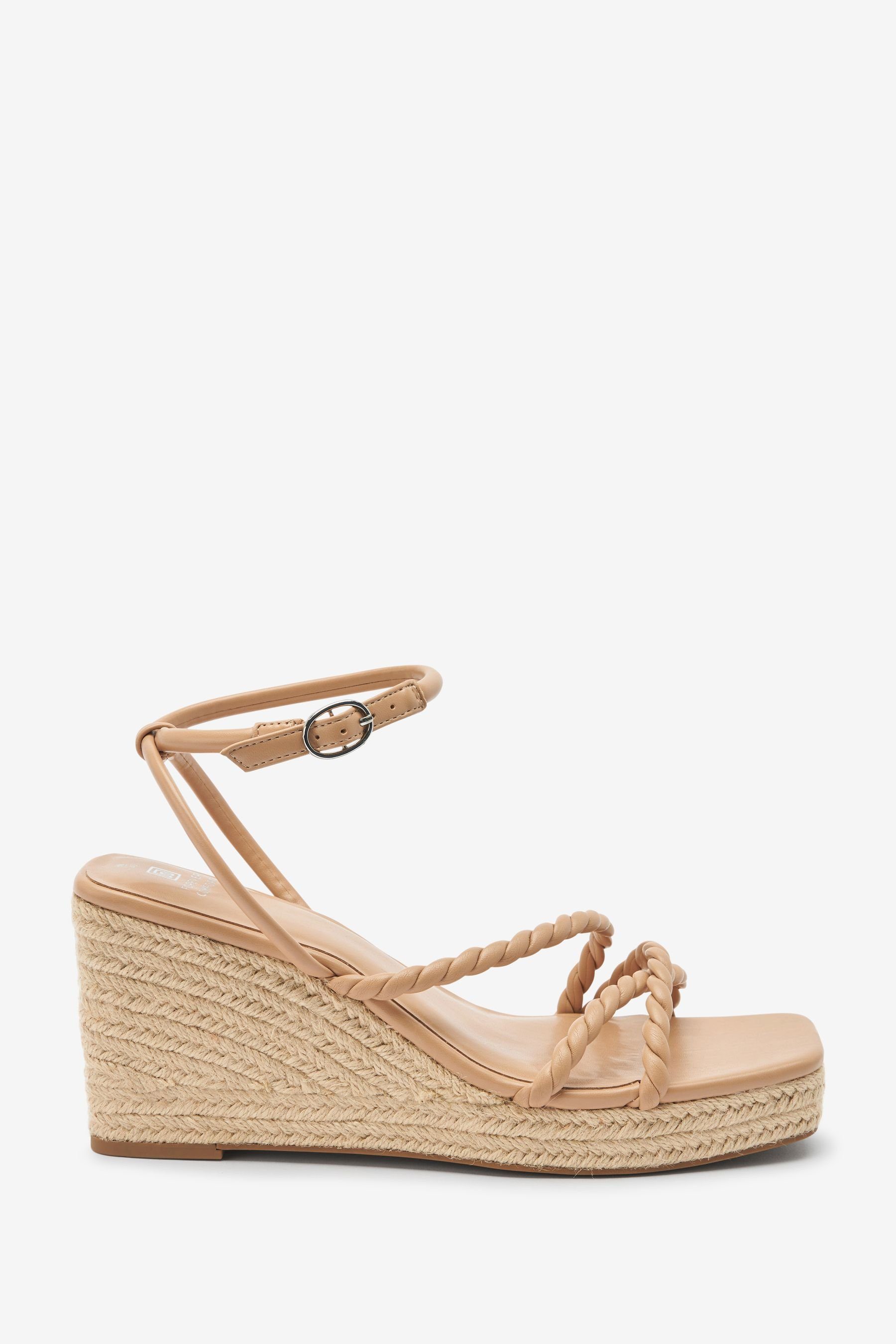 Forever Comfort® Eckige Keilabsatzsandale Keilsandalette