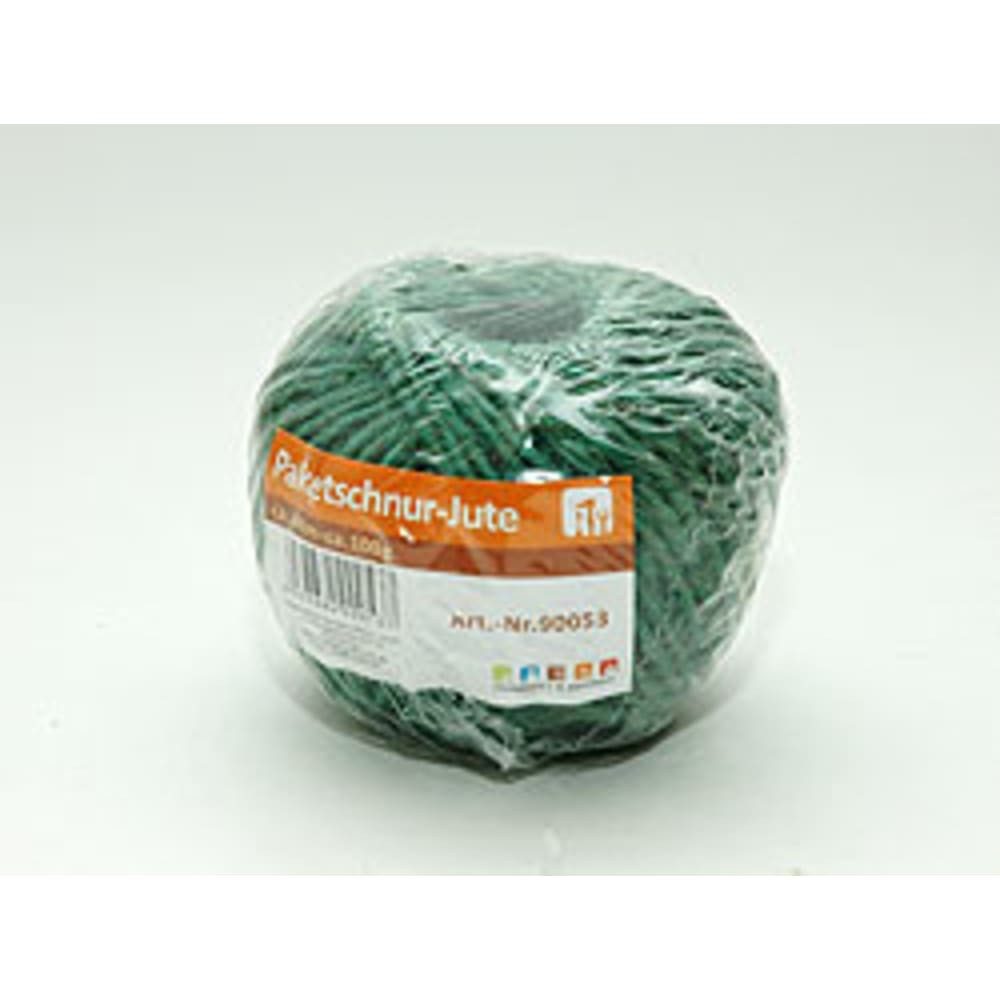 HundB Paketschnur - Jute, 100 g, 42 m, 1,6 mm dick Pflanzschnur (Einzelartikel, 1-tlg., Einzelartikel), Bindfaden Schnur Seil Kordel Garn Faden Zwirn Strick Twine Rope