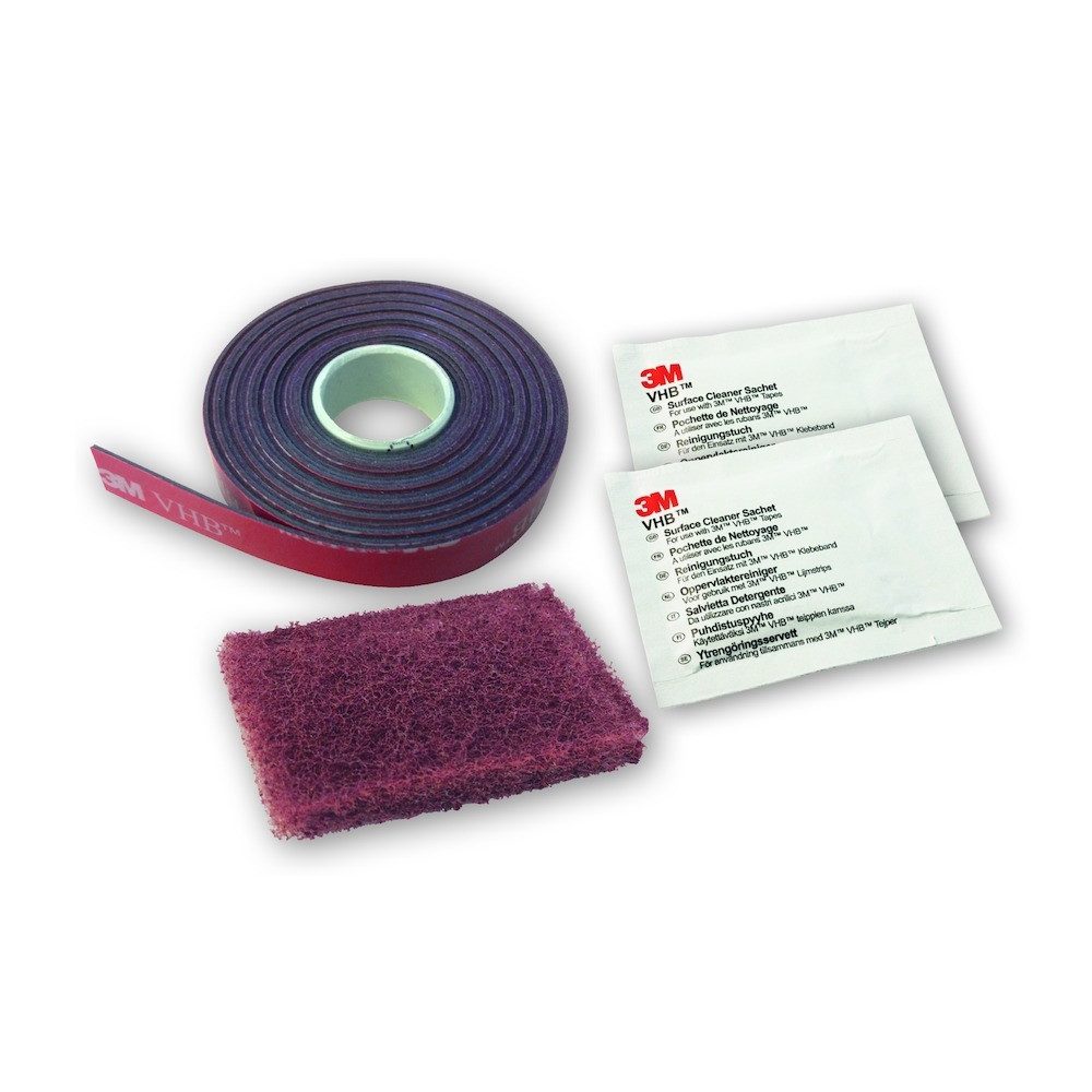 PLANET Türbeschlag Planet Klebeset S für FSR, L 2500 mm