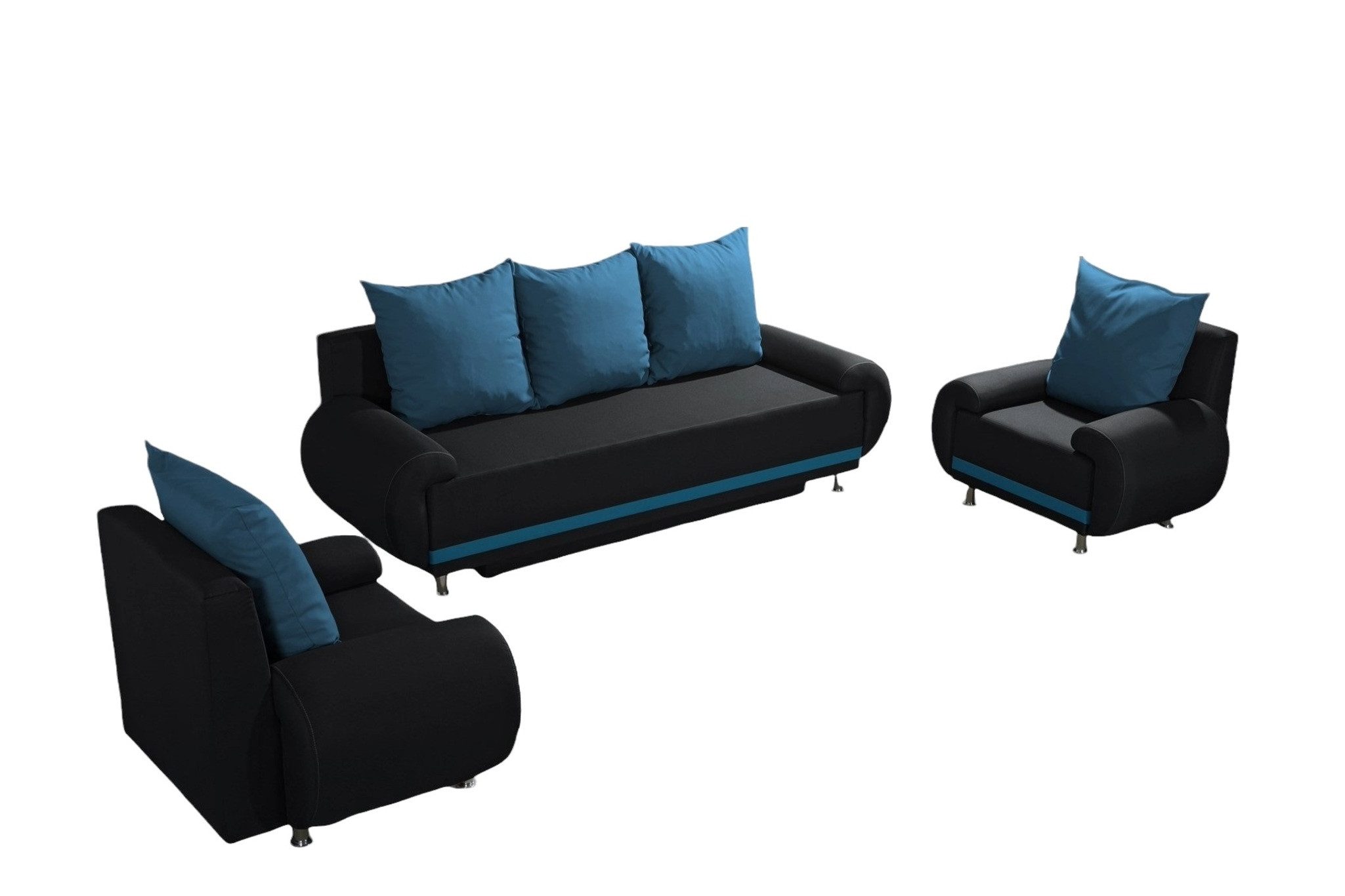 Fun Möbel Polstergarnitur Sofaset Designersofa MIKA günstig online kaufen