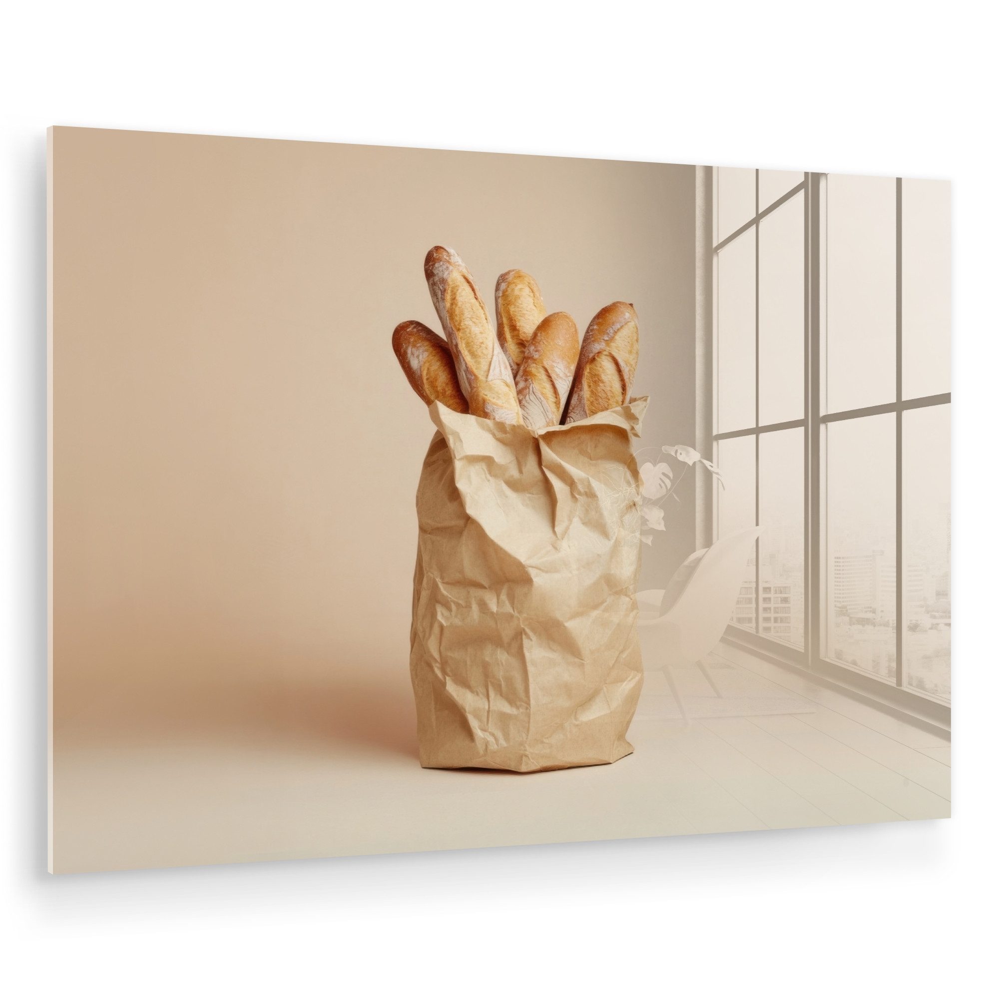 MuchoWow Acrylglasbild Baguette - Brot - günstig online kaufen