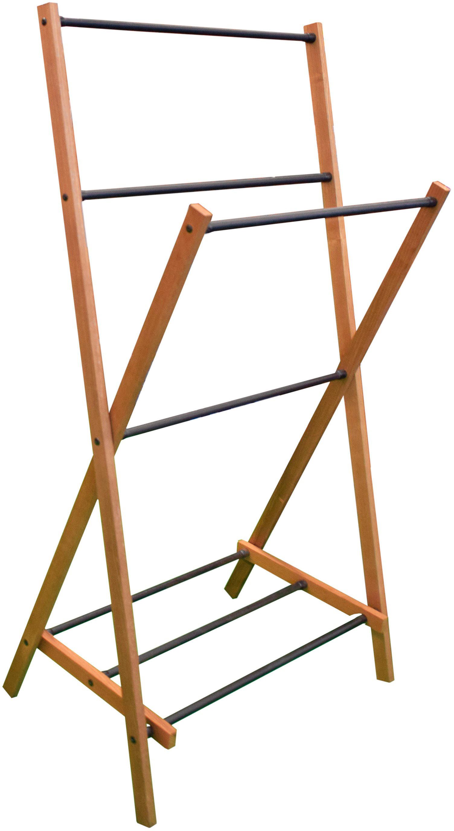 Bischof Wäscheständer /Handtuchhalter, Metall/Eschenholz, 5 kg. Belastbarke günstig online kaufen