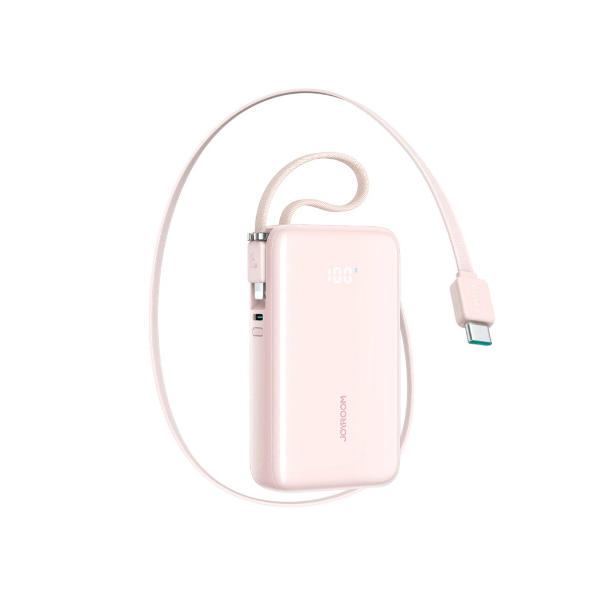 JOYROOM JR-PR2L Powerbank 10000 mAh (5, 9, 12, 10, 15, 20 V), 35W Schnellladung mit einziehbaren integrierten Kabeln
