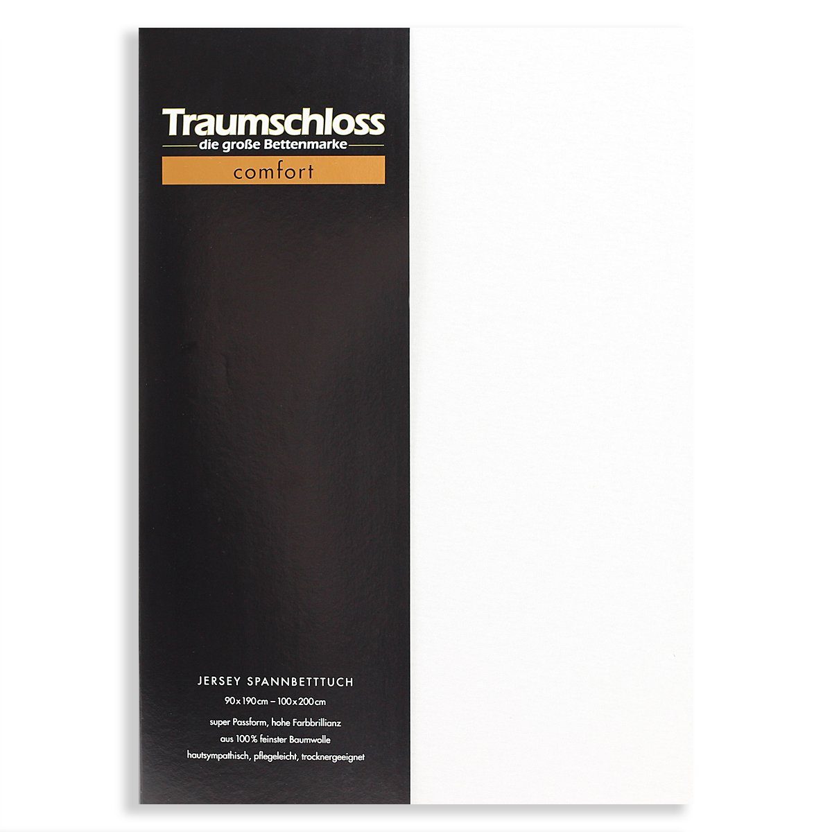 Traumschloss Spannbettlaken Comfort, Jersey, Gummizug: rundum, (1 Stück), 1 günstig online kaufen