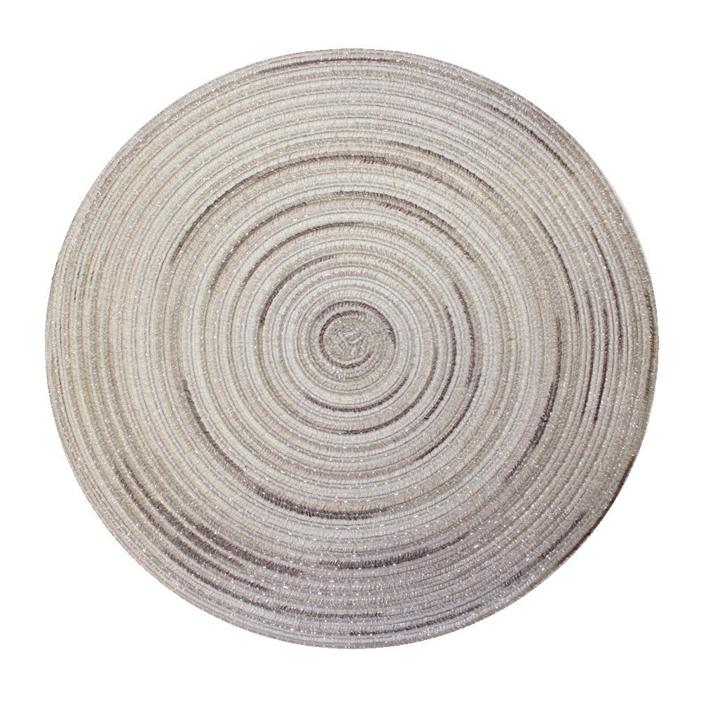 Haus und Deko Platzset Platzset rund ca. 40 cm rund waschbar Tischset Unter günstig online kaufen