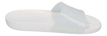 Crocs SPLASH GLOSSY SLIDE 208538-100 Keilpantolette White