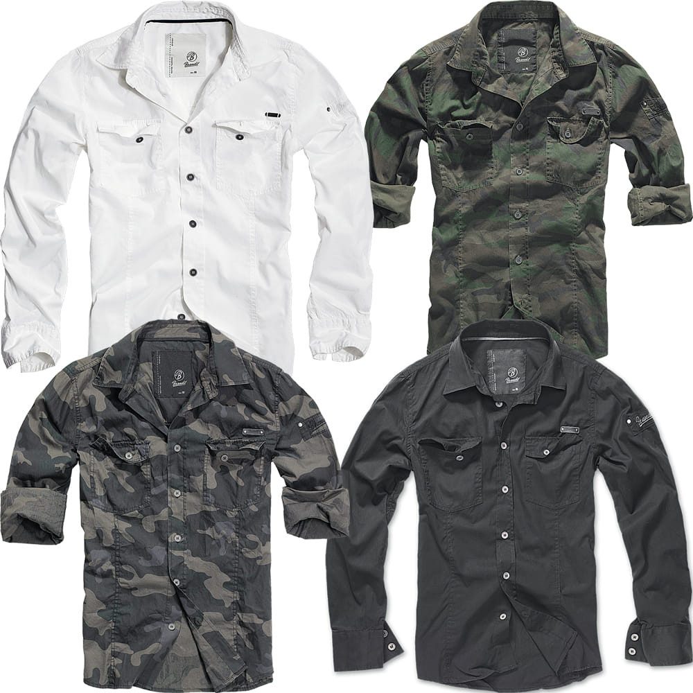 Brandit Outdoorhemd Brandit Slim Fit Hemd günstig online kaufen