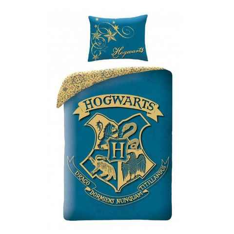 Bettwäsche Harry Potter Hogwarts Bettwäsche Hogwarts Kopfkissen Bettdecke für, Harry Potter, Renforcé, 2 teilig, 100% Baumwolle