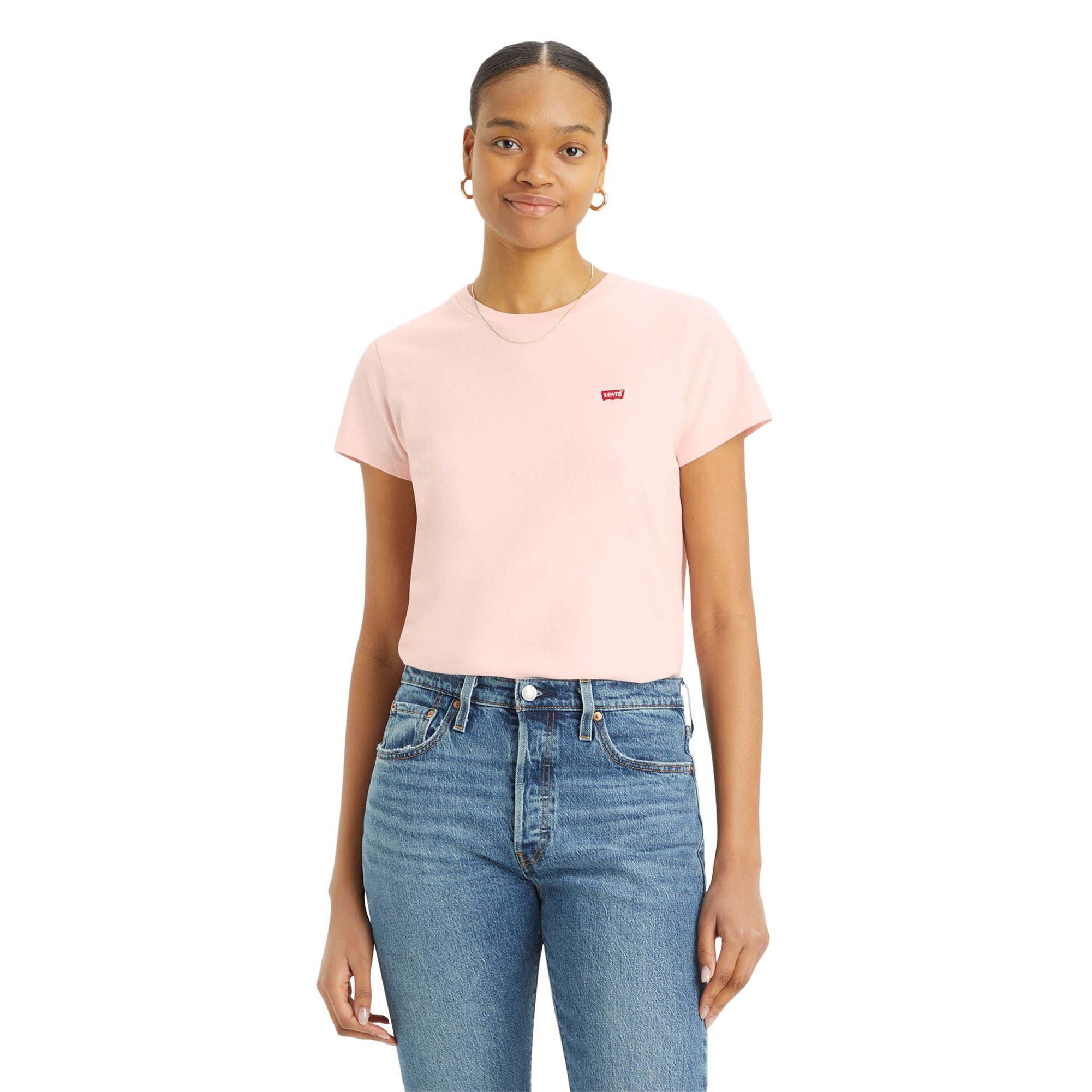 Levi's® T-Shirt Damen T-Shirt 1er Pack Baumwolle Perfect Tee (Packung, 1er günstig online kaufen