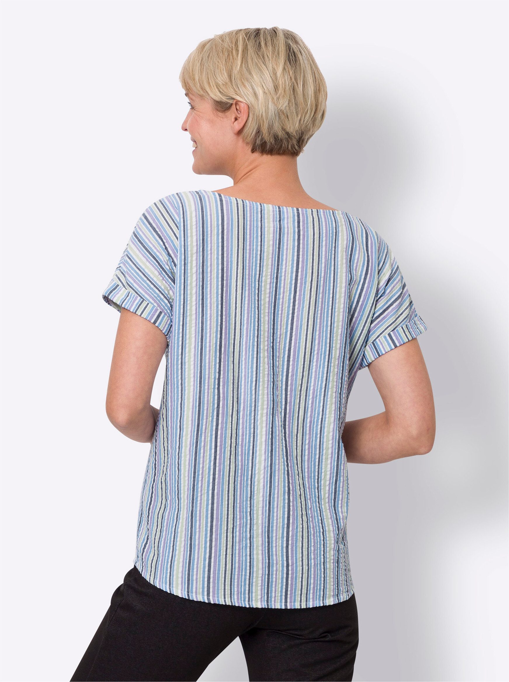 Sieh an! Klassische Bluse Schlupfbluse günstig online kaufen