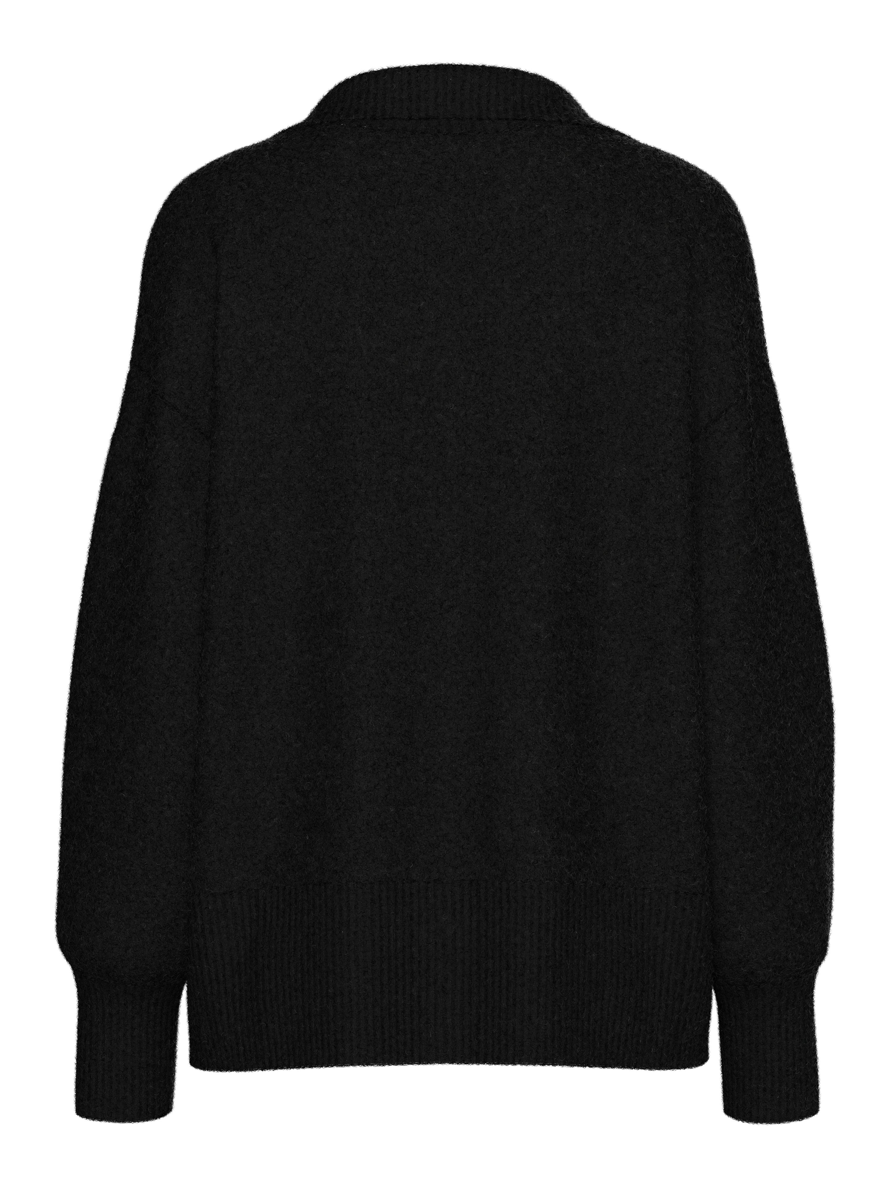 pieces V-Ausschnitt-Pullover PCMALOU LS POLO KNIT günstig online kaufen
