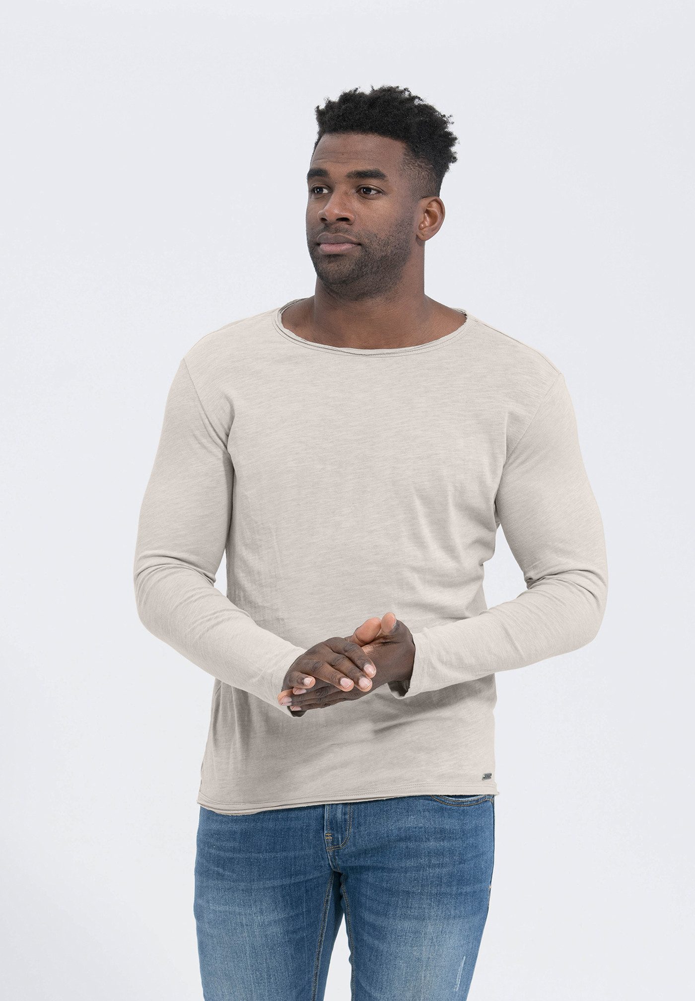 Key Largo Langarmshirt Cheese vintage Look günstig online kaufen