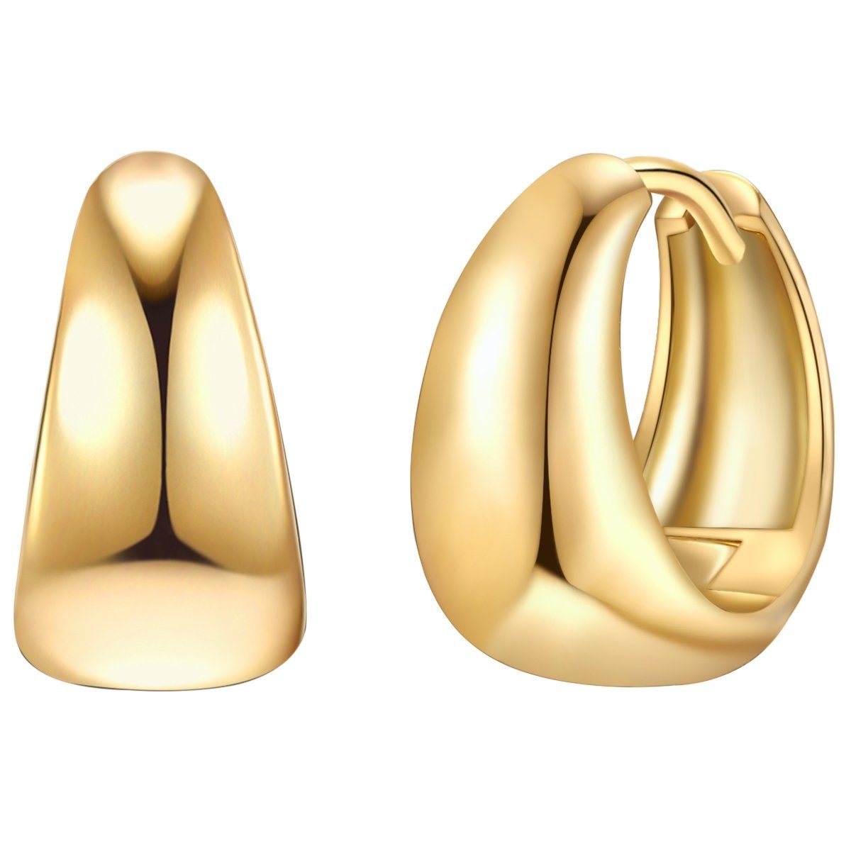 Rafaela Donata Paar Creolen gelbgold günstig online kaufen