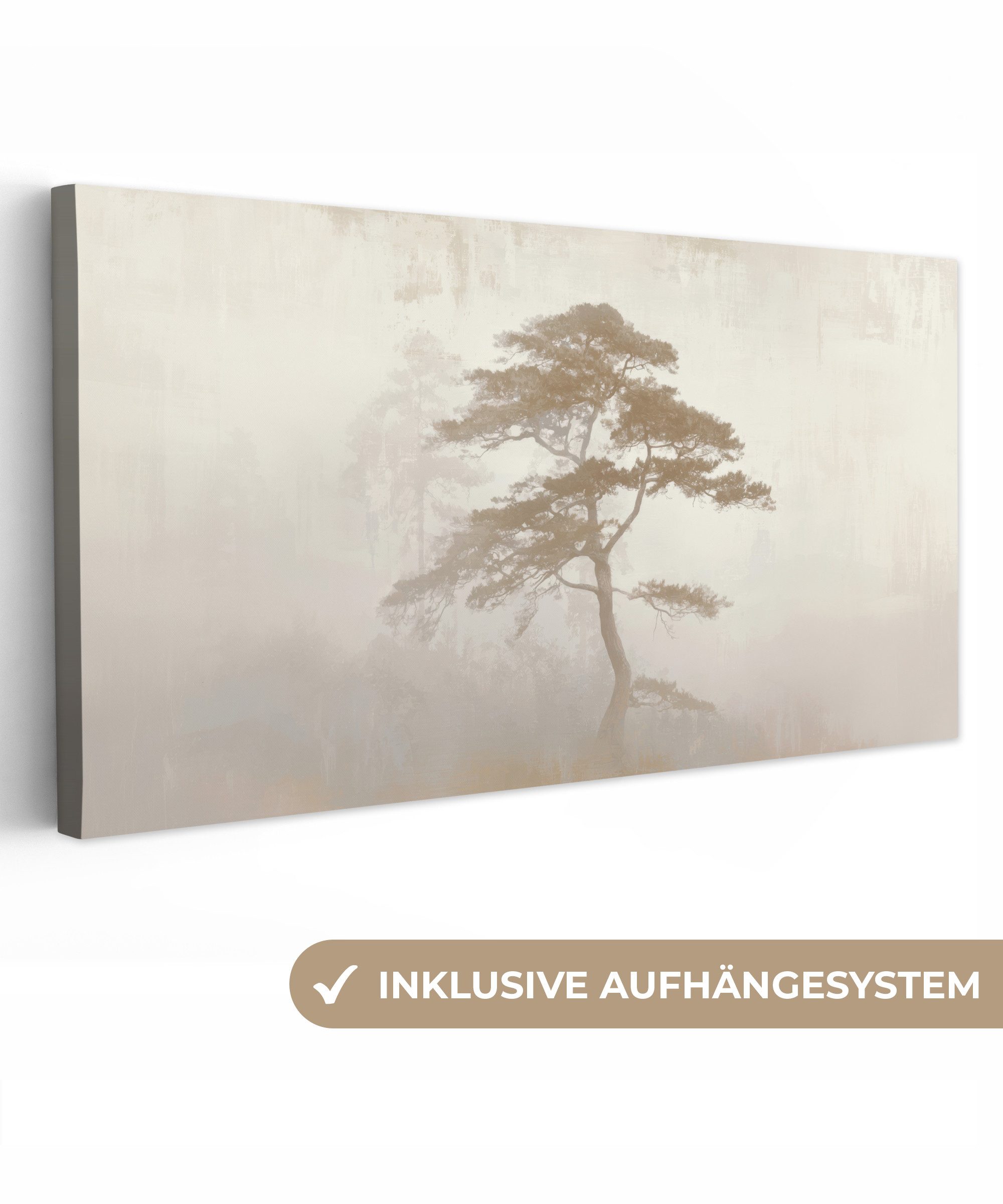 OneMillionCanvasses® Leinwandbild Panorama Baum - Orientalischer günstig online kaufen