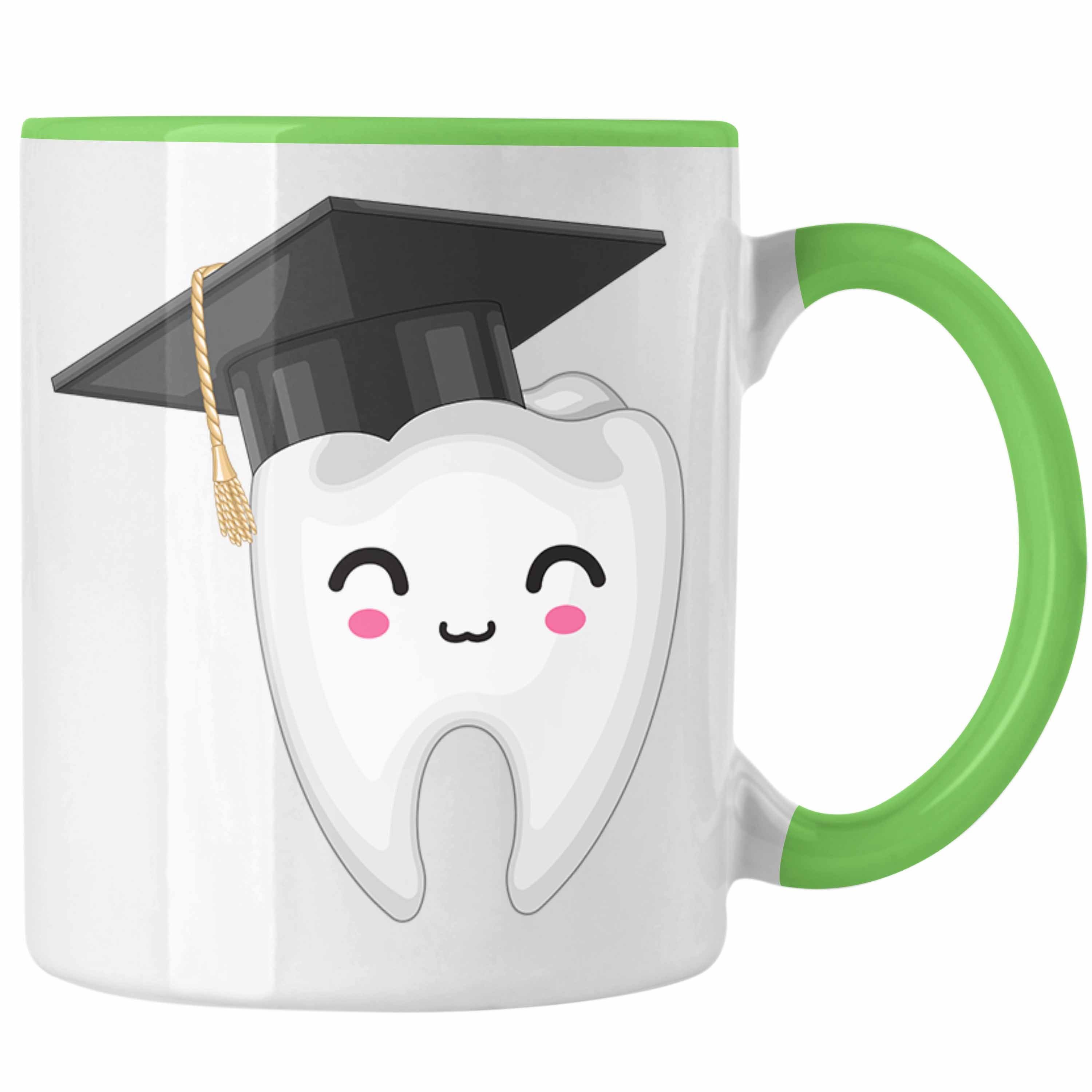 Zahnmedizin Zahnarzt Trendation Grün Angehender Bestanden Zahnärztin Studium - Geschenk Tasse Trendation Geschenkidee Tasse