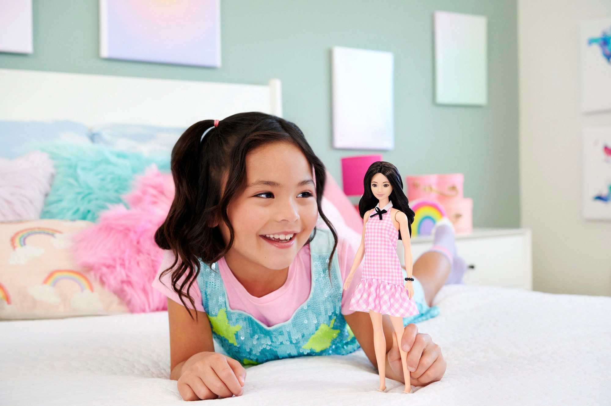 Barbie Anziehpuppe Fashionistas 65-jähriges Jubiläum, schwarz günstig online kaufen