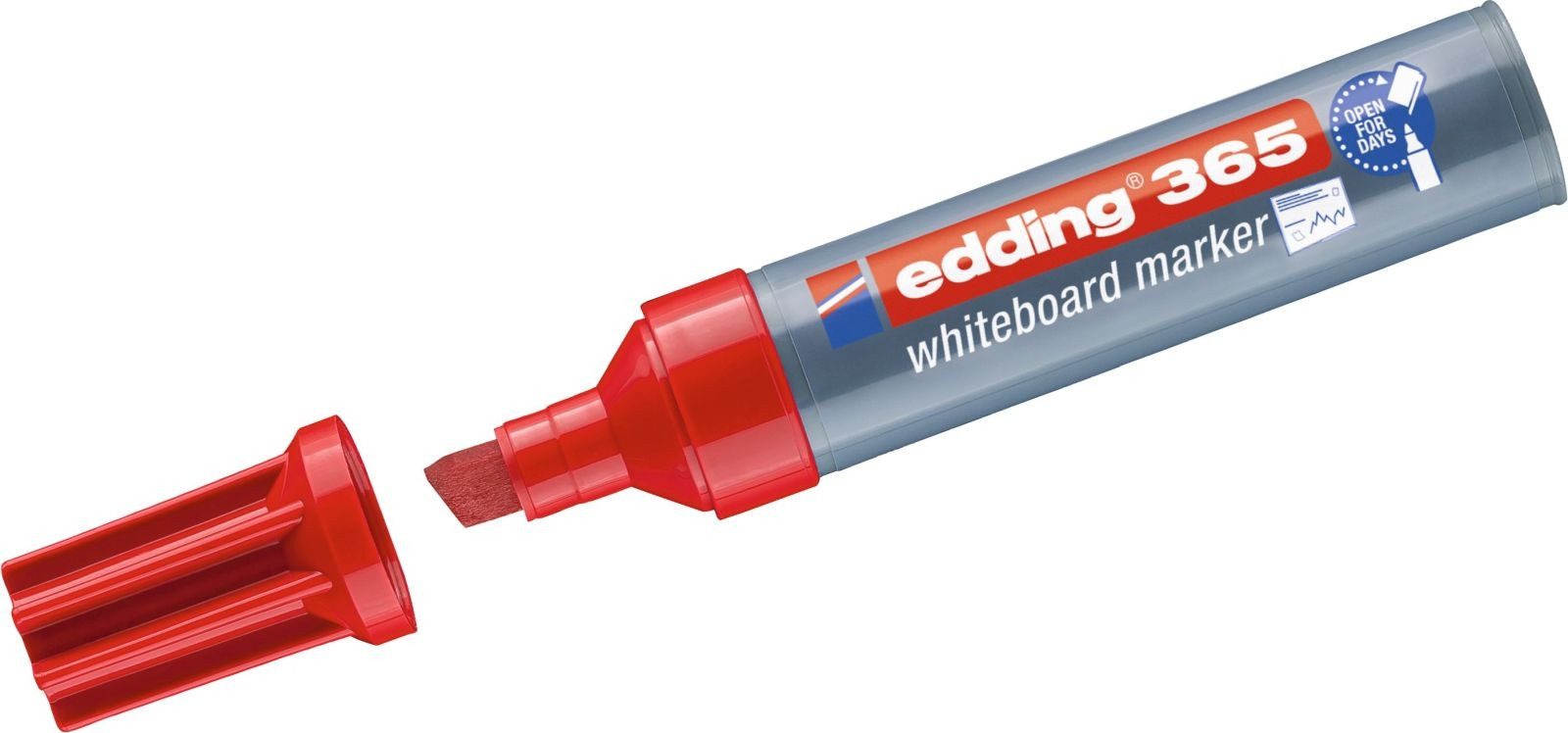 Whiteboard Marker Whiteboardmarker edding 365 nachfüllbar 2-7mm rot