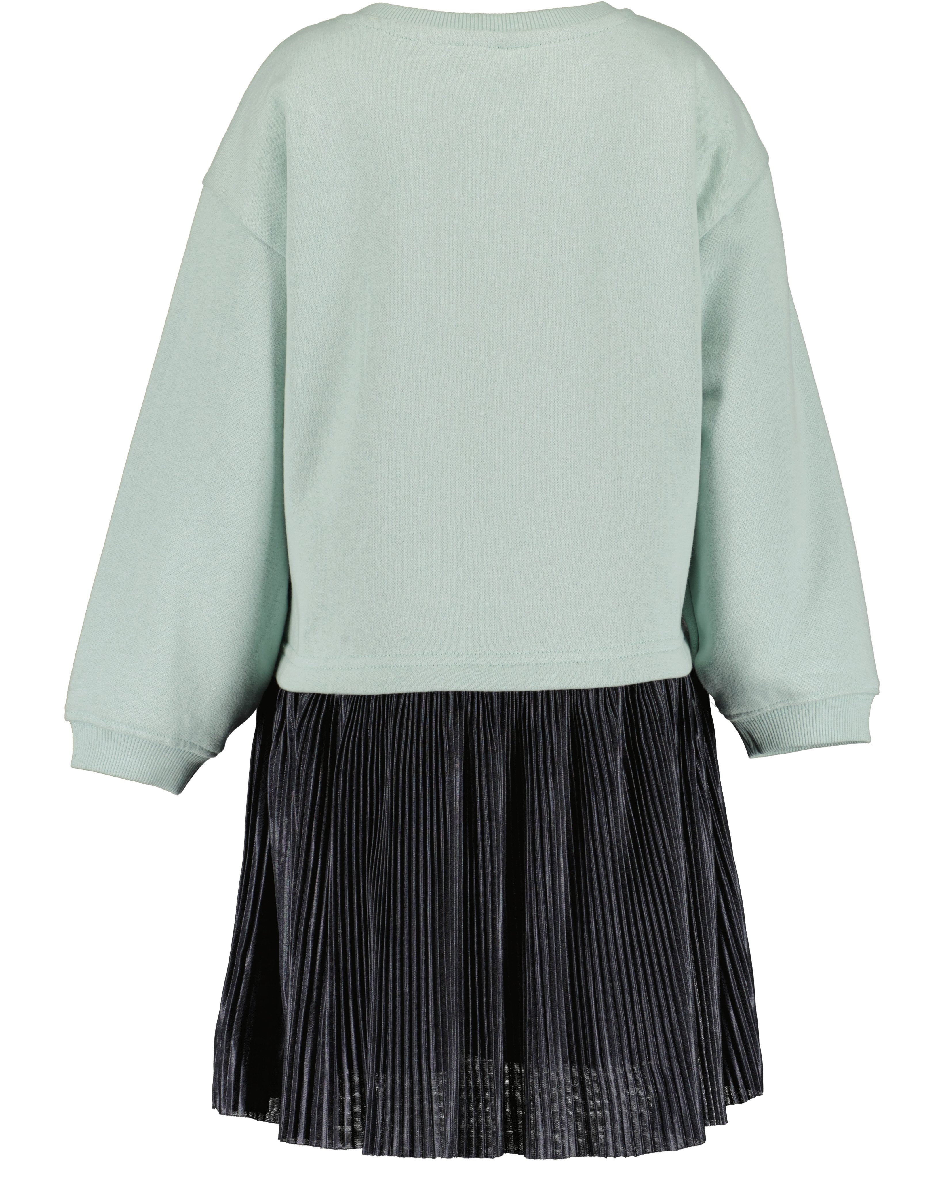 Blue Seven Sweatkleid mit angesetztem Rock in Plissee-Optik