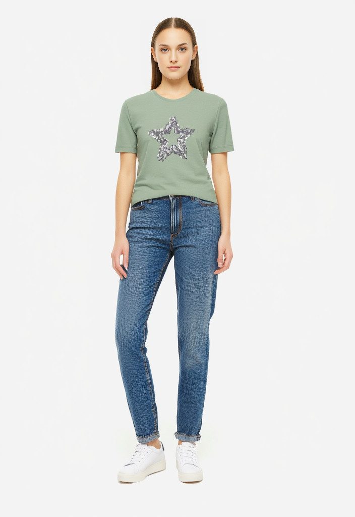ONLY T-Shirt ONLMARCY S/S BOX TOP CC JRS – Bild 3 von 5