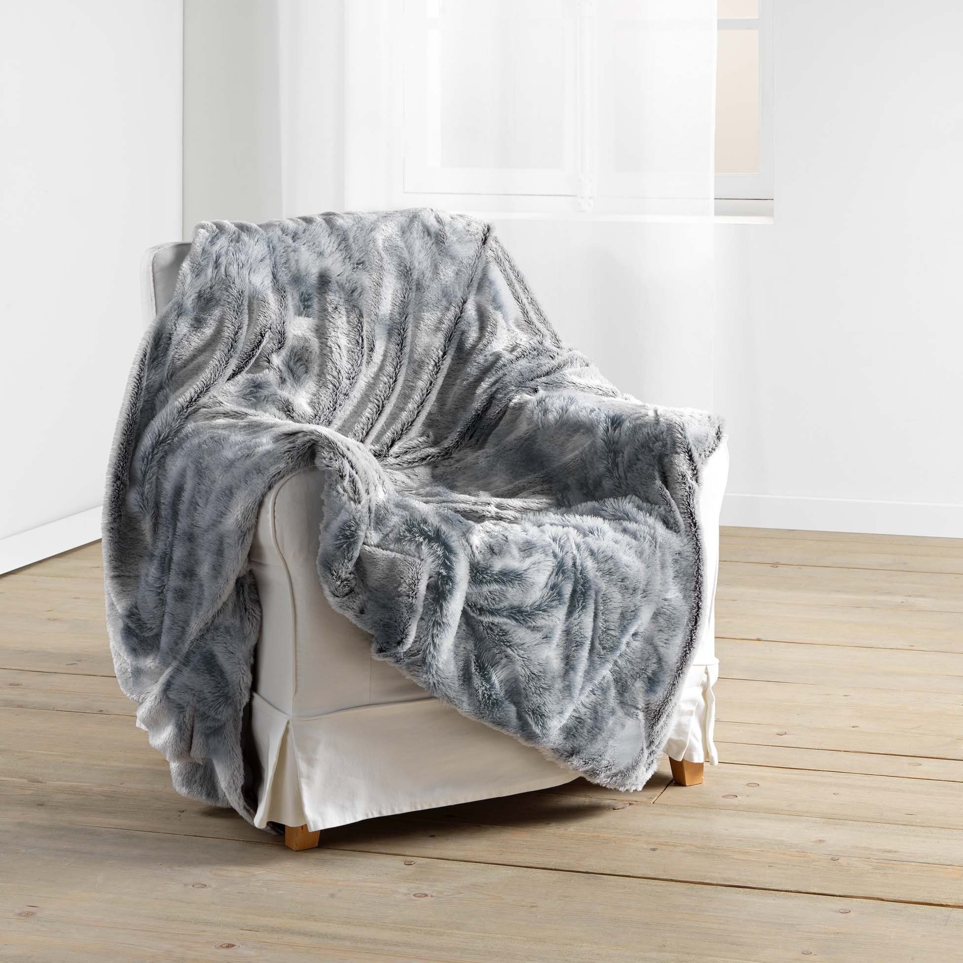 dynamic24 Tagesdecke Felloptik, Felldecke Fellimitat Kunstfell günstig online kaufen