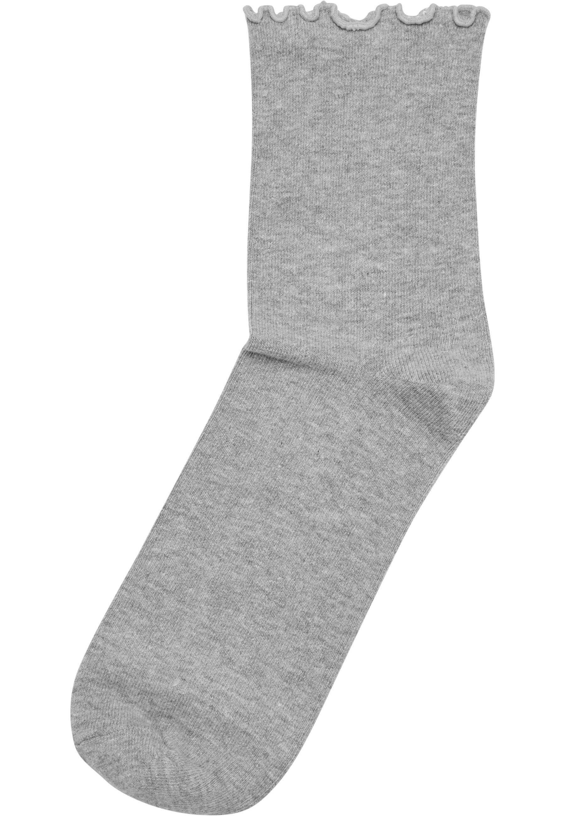 URBAN CLASSICS Basicsocken Urban Classics Ruffle Socks 3-Pack (1-Paar)