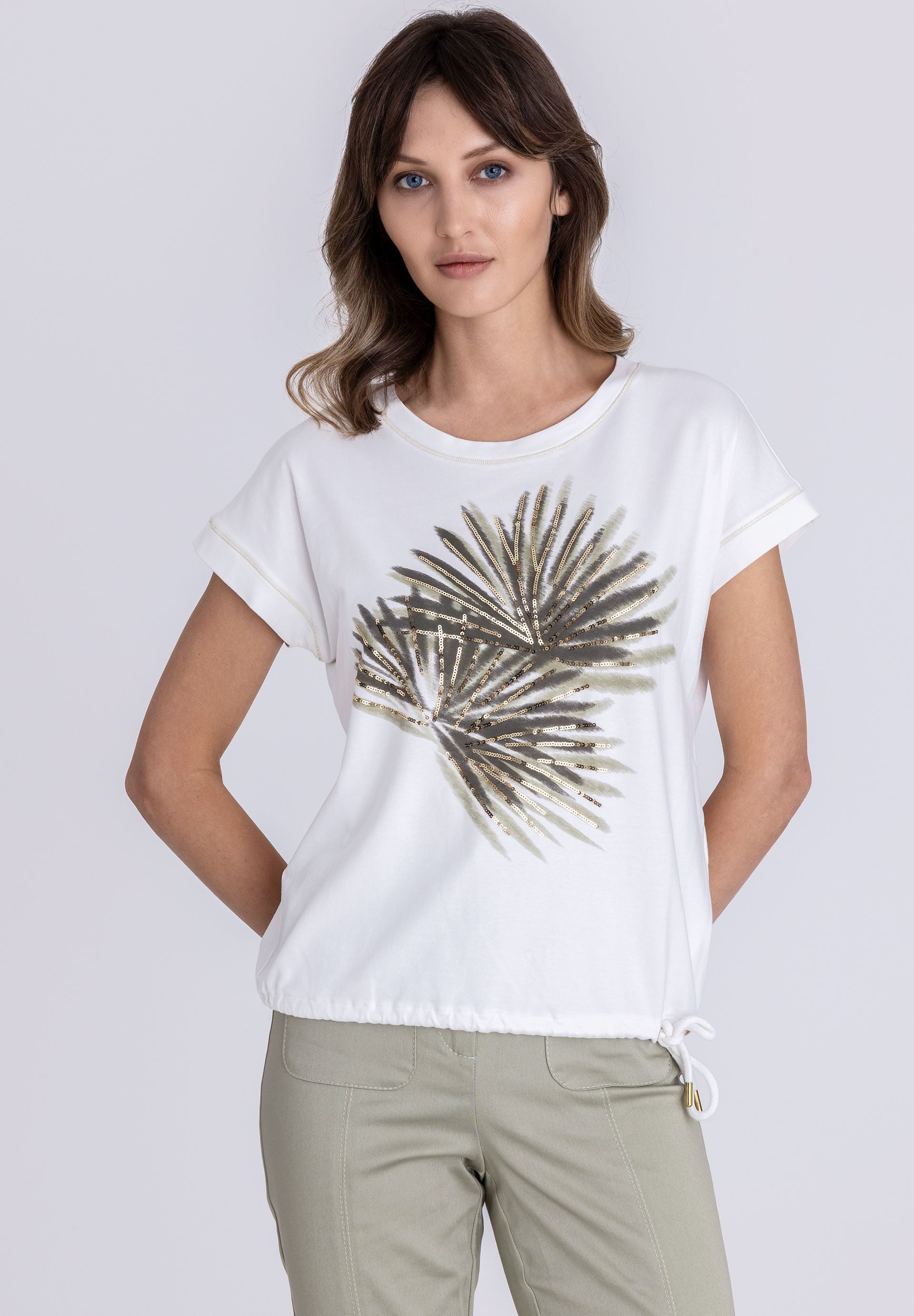 TUZZI T-Shirt mit Tunnelzug