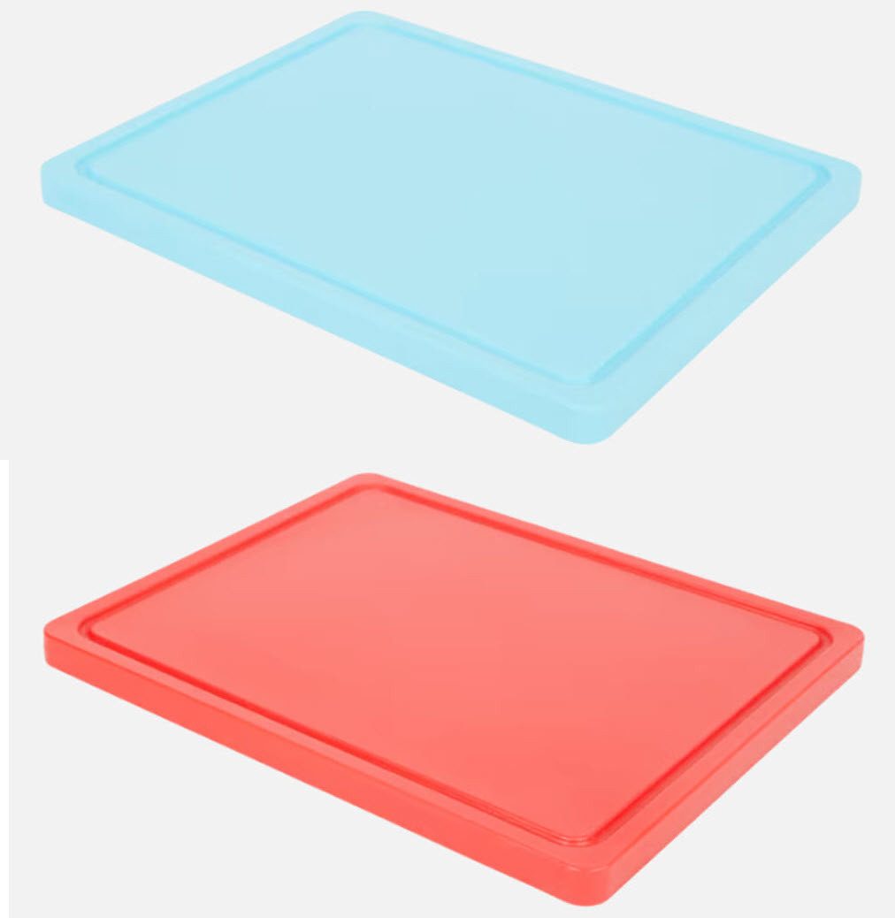 Spectrum Schneideunterlage 2 er Set Schneidebrett 32 x 26 x 2 cm Kunststoff