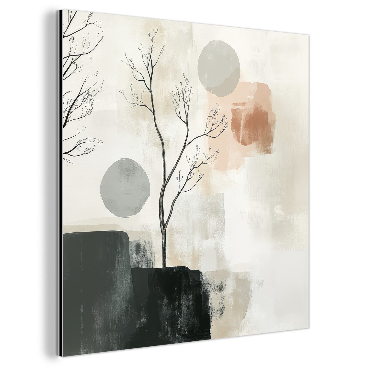 MuchoWow Metallbild Wabi sabi - Beige günstig online kaufen