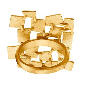 Heideman Fingerring Partis goldfarben (Ring, 1-tlg., inkl. Geschenkverpackung), Damenring
