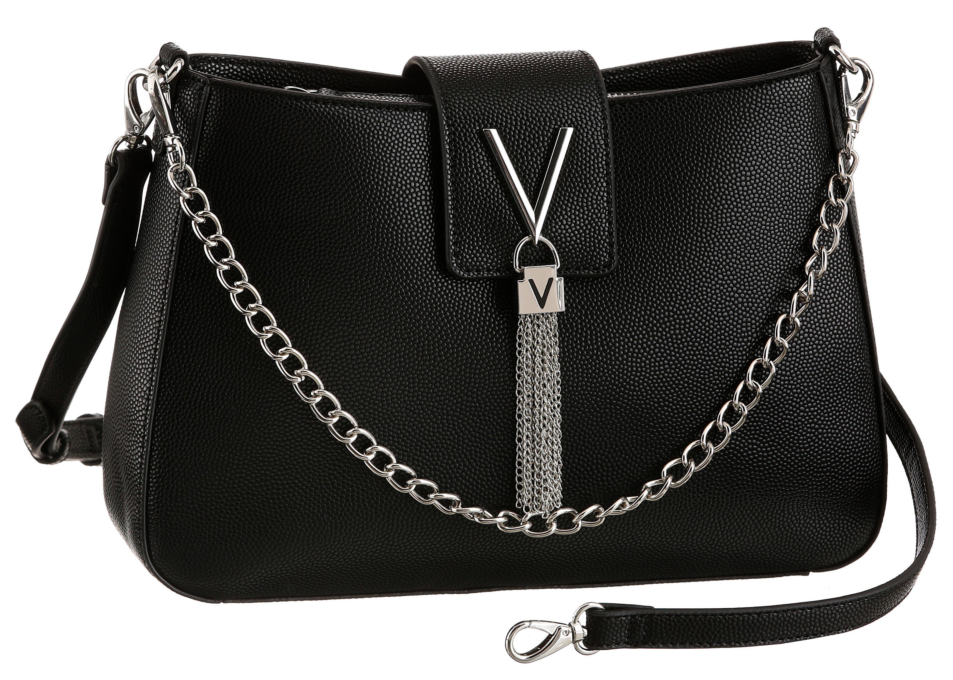 BAGS Anhänger dekorativem mit VALENTINO Nero DIVINA, Hobo