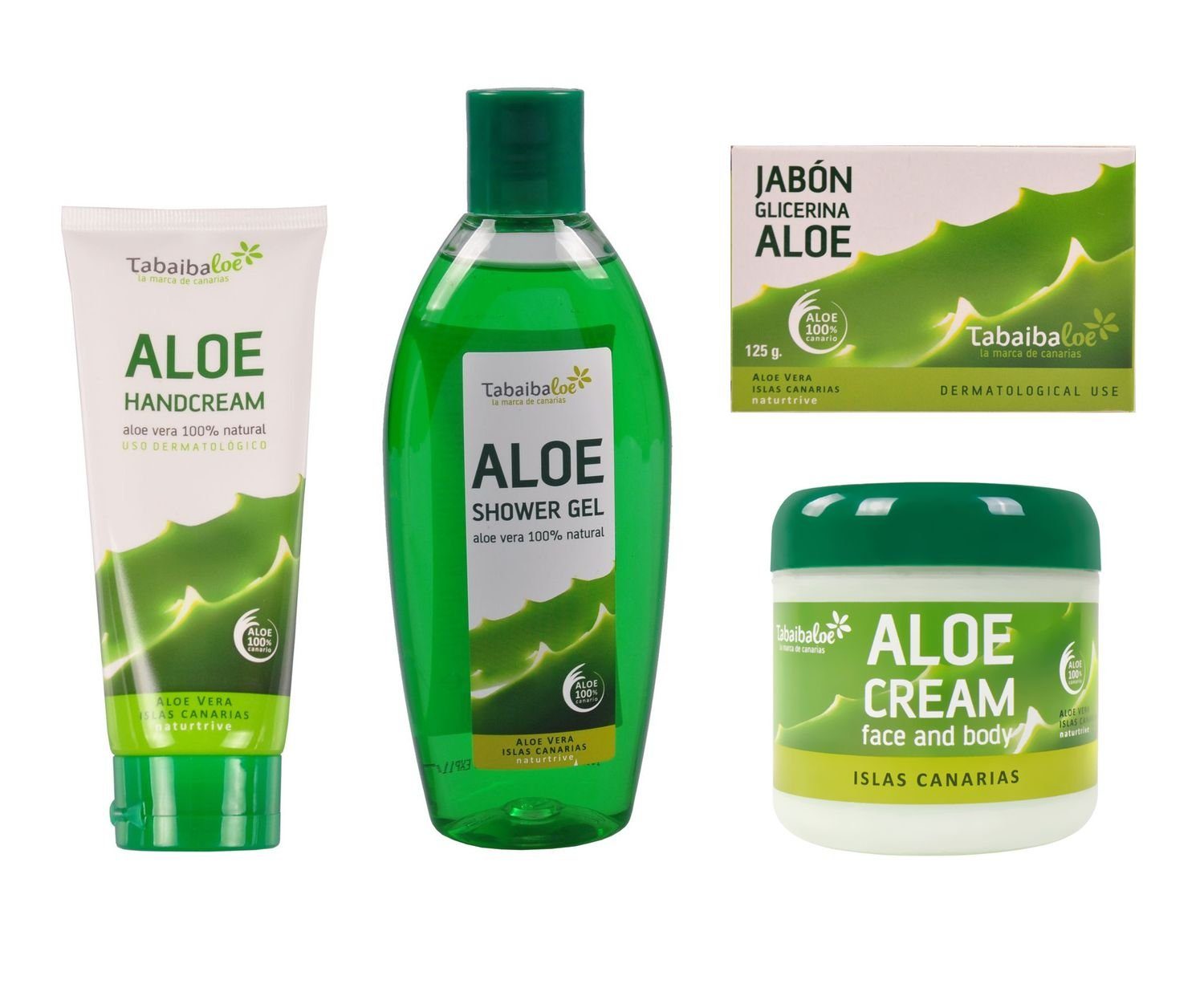 Körpercreme Tabaibaloe Geschenk Set Duschgel Face & Body Cream Handcreme Glycerin-