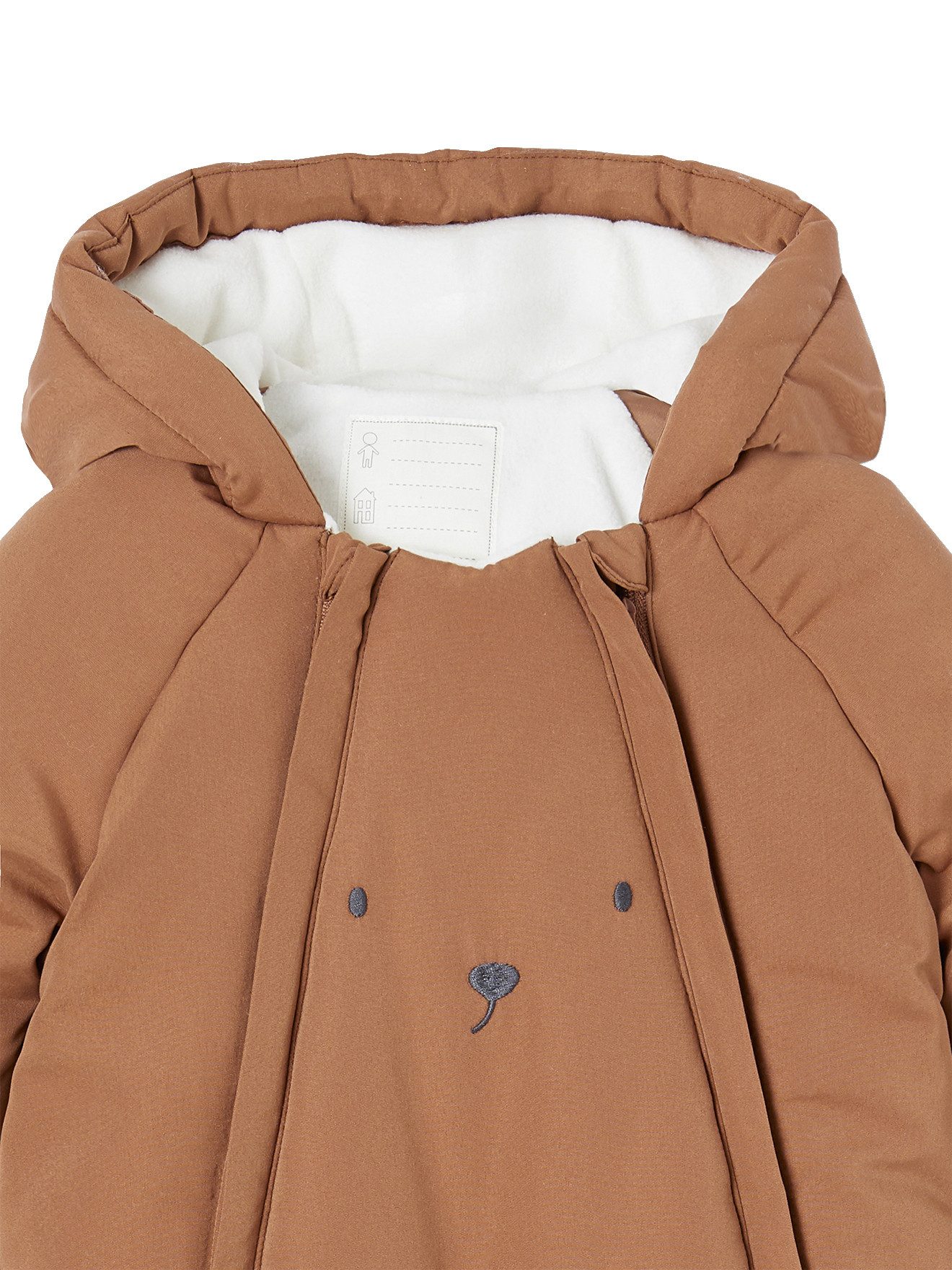 vertbaudet Overall Baby Winter-Overall mit Fleecefutter – Bild 4 von 5