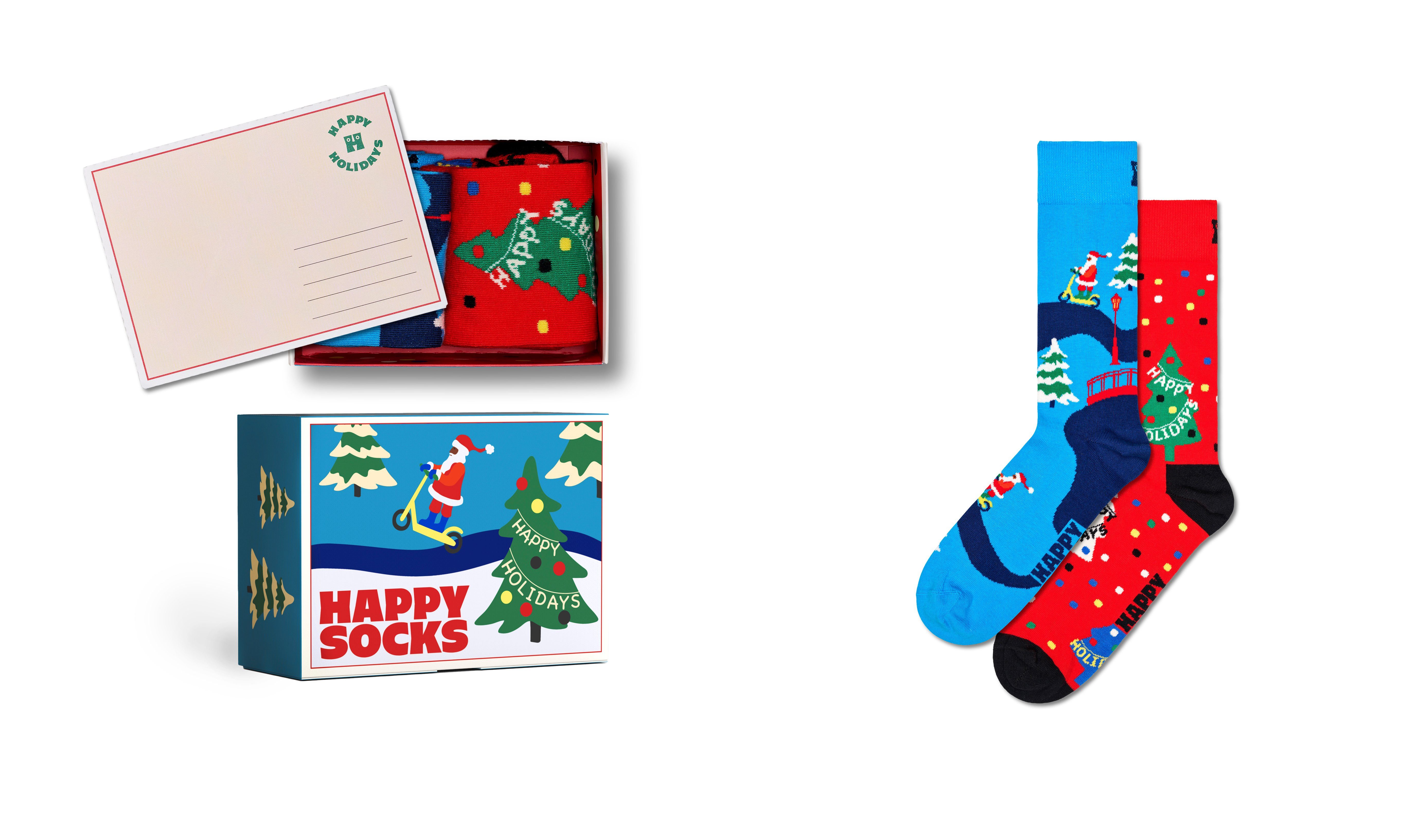 Happy Socks Freizeitsocken Happy Socks Happy Holiday Geschenk Box