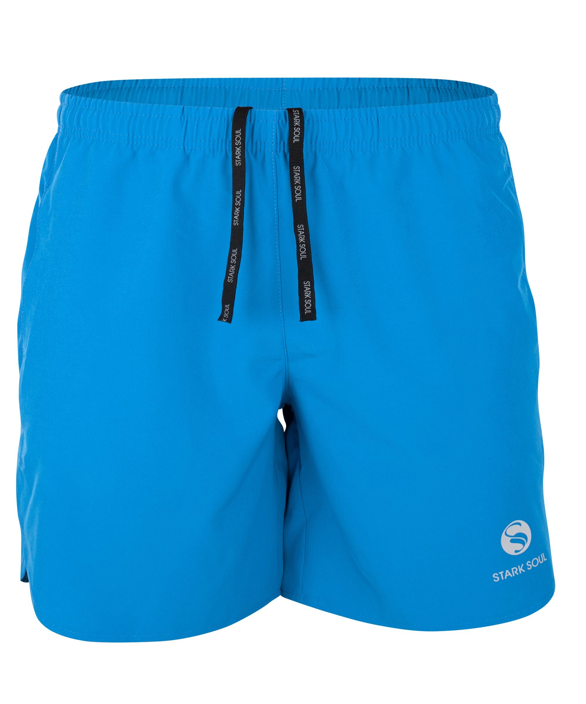 Stark Soul® Trainingsshorts Herren Sport Shorts -Reflect-, Funktionshose, Trainingsshort Spezielles Quick Dry Material Blau