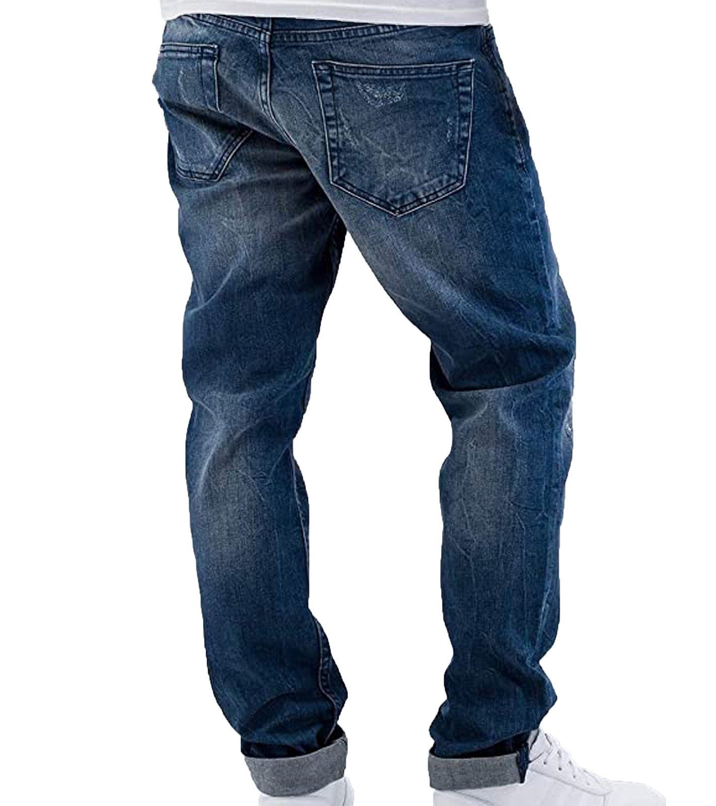 SONS Denim-Pants Regular-Fit Hose ONLY Stoffhose & & Herren Jeans SONS ONLY Dunkelblau Med Weft