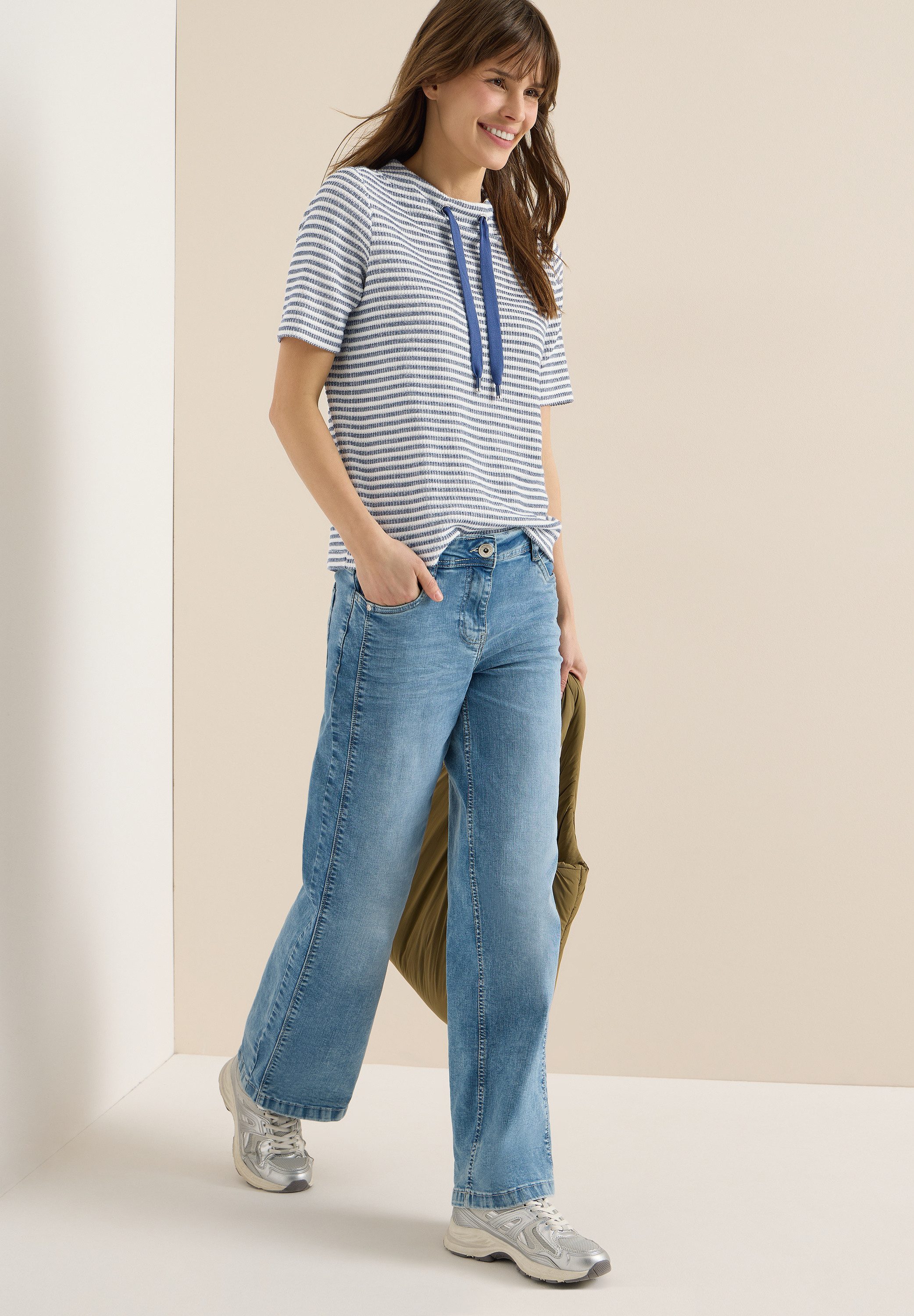 CECIL Langarmshirt mit 3/4 Ärmeln