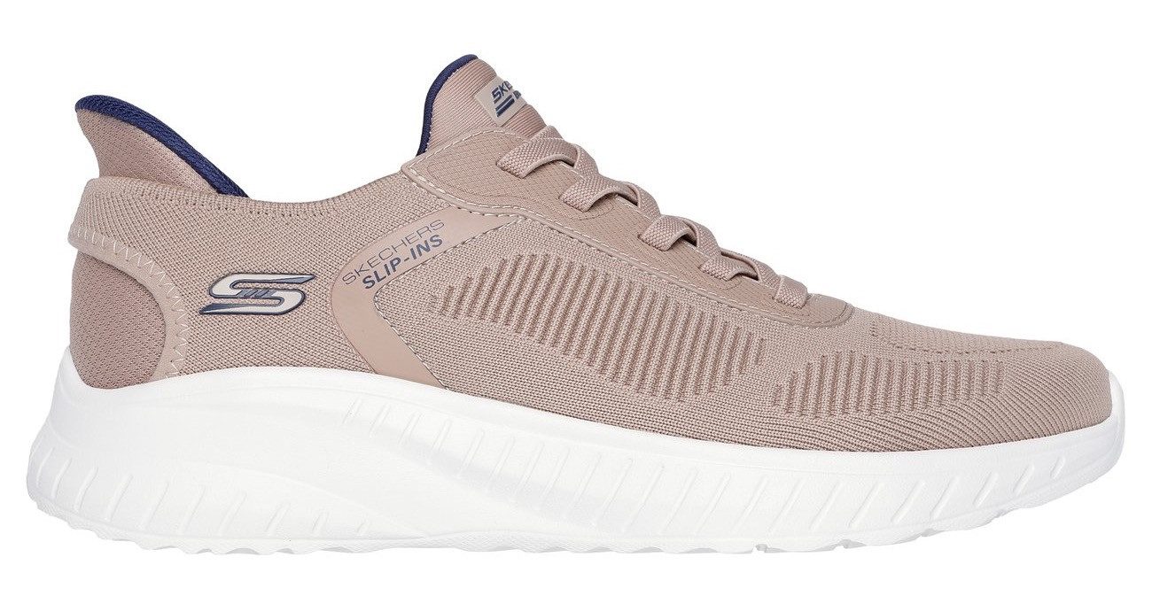 Skechers BOBS SQUAD CHAOS-SOLID STEP Slip-On Sneaker Schlupfschuh, Slipper, Sneaker zum Schlupfen