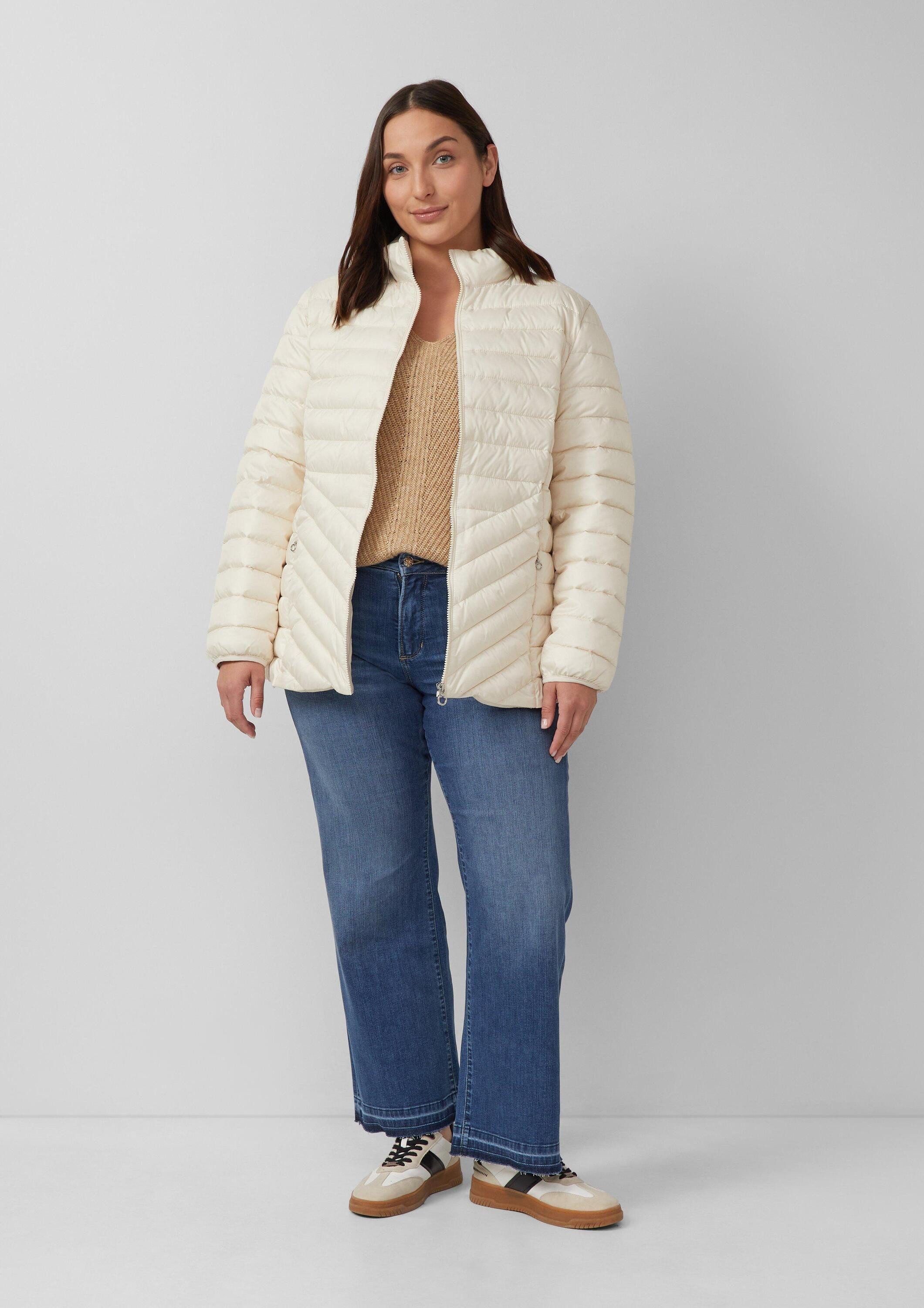 s.Oliver Funktionsjacke Outdoor-Jacke Leichte Steppjacke mit Stehkragen