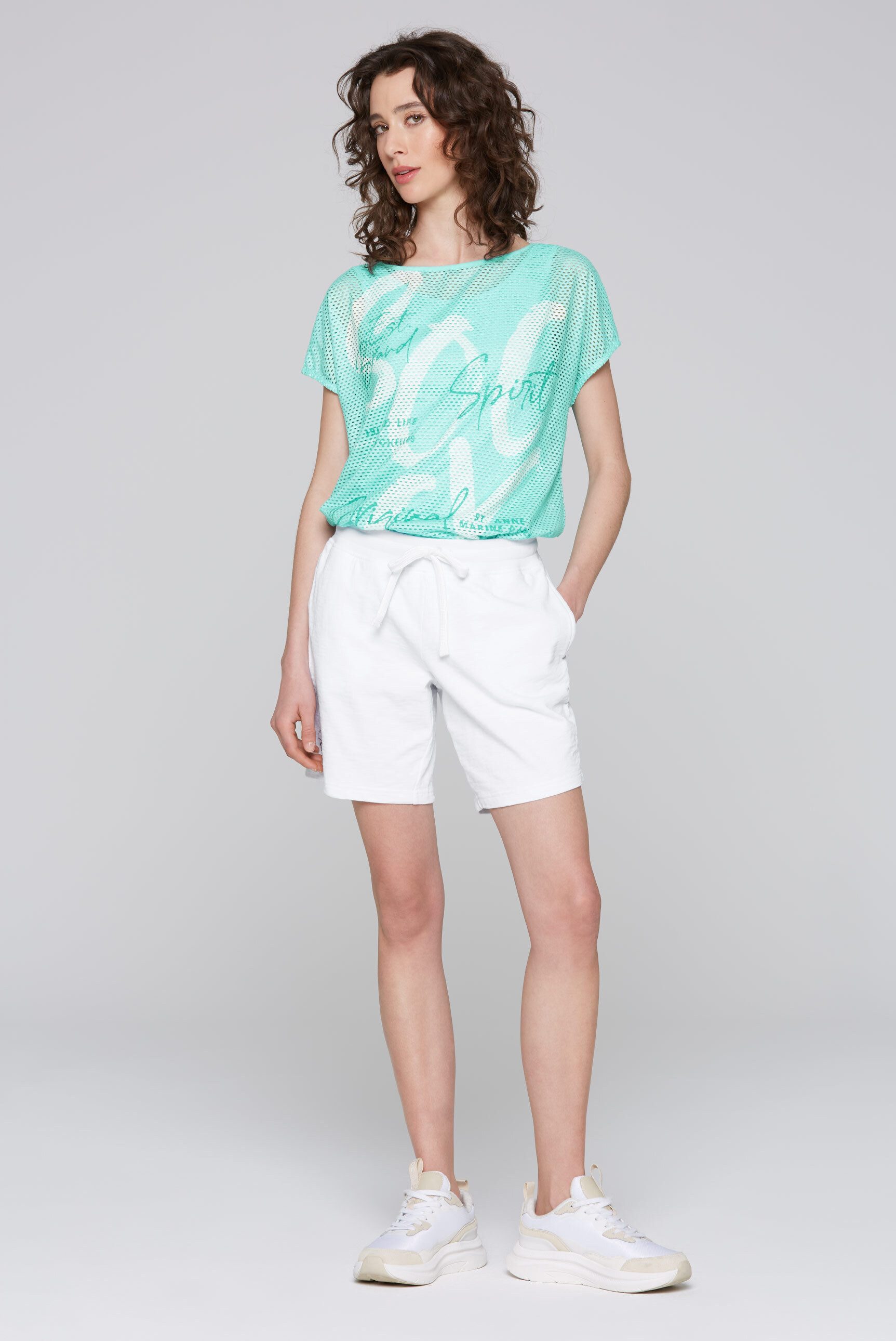 SOCCX Sweatshorts mit Elastikbund und Kordel