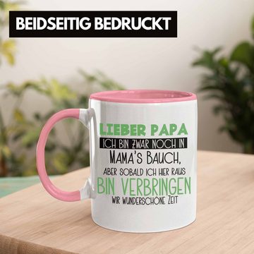 Trendation Tasse Schwangerschaft Tasse Geschenk für Papa Sohn Tochter Schwangerschafts